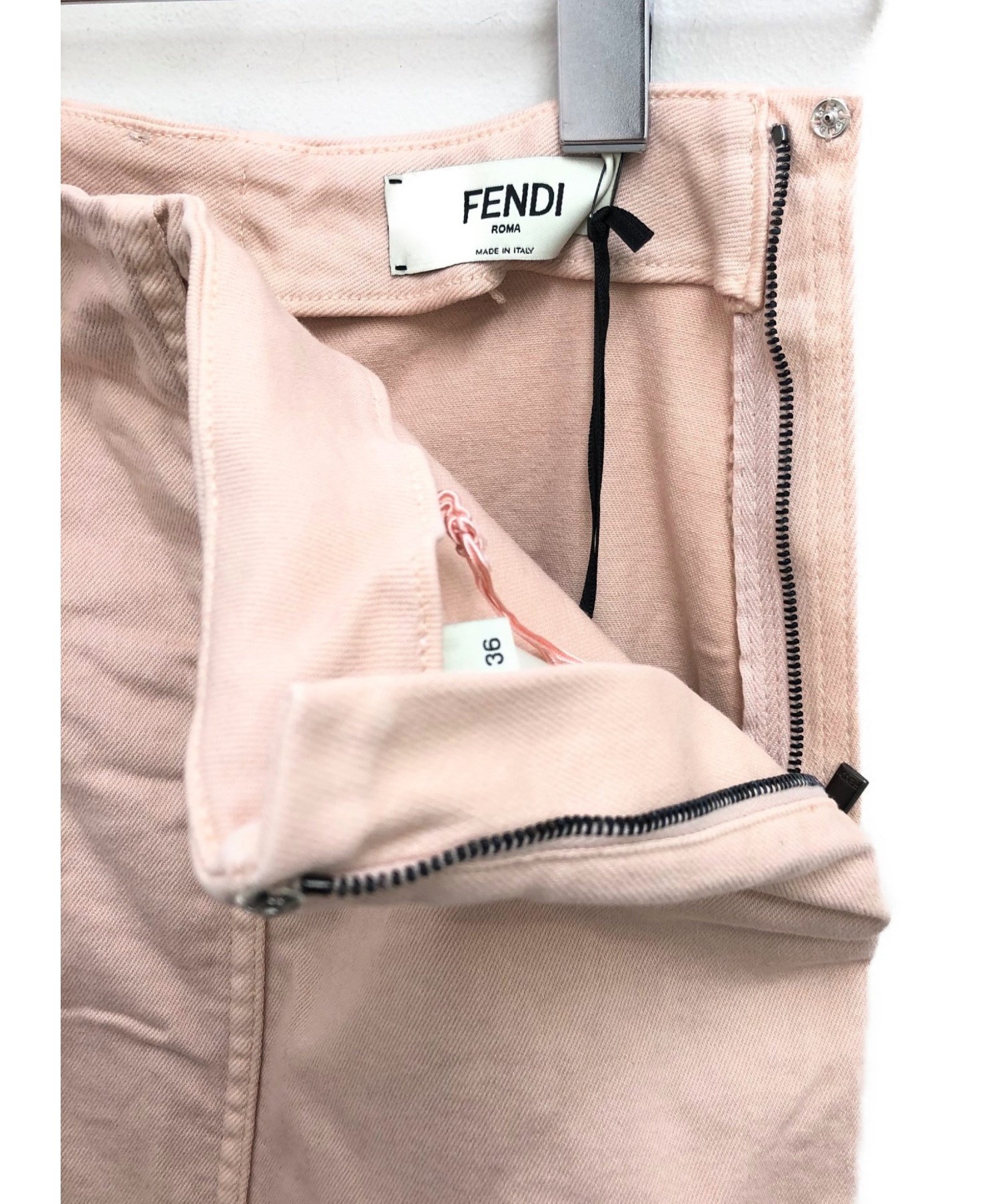 FENDI (フェンディ) タイトスカート ピンク サイズ:36 未使用品