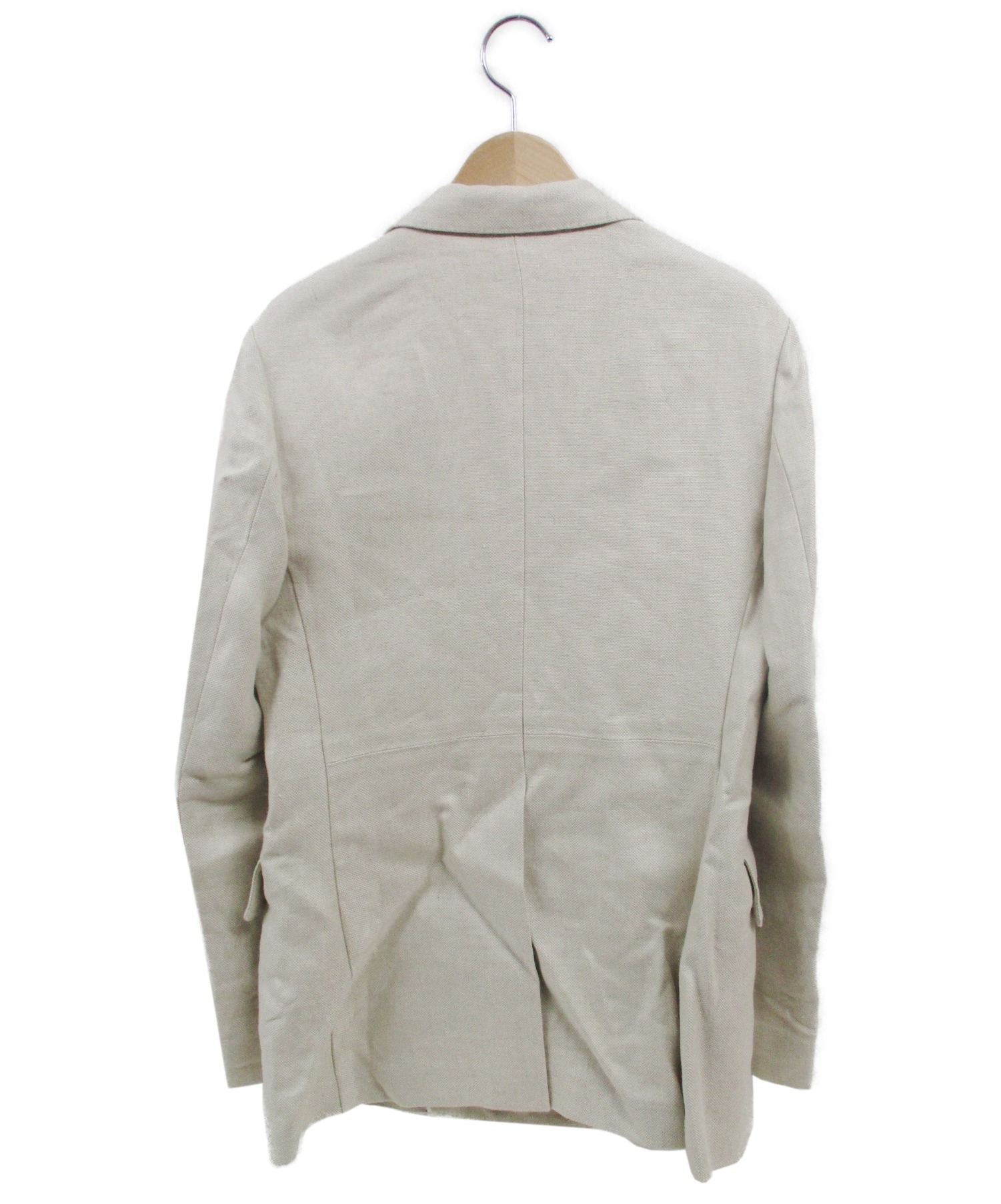 CHAOS (カオス) リネンオクサリージャケット ベージュ サイズ:F 未使用品