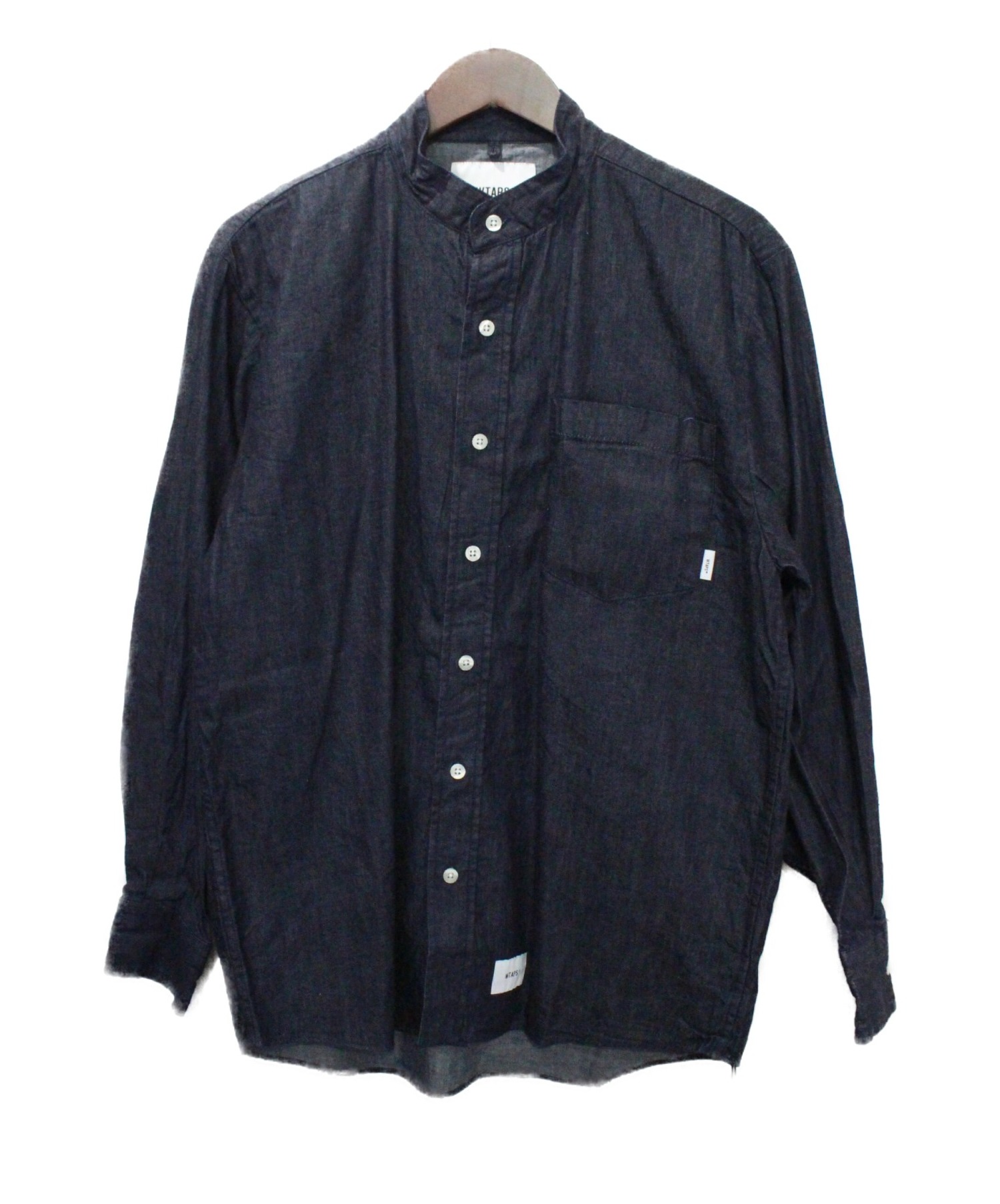 WTAPS (ダブルタップス) 18AW TWAIN SHIRT インディゴ サイズ:S