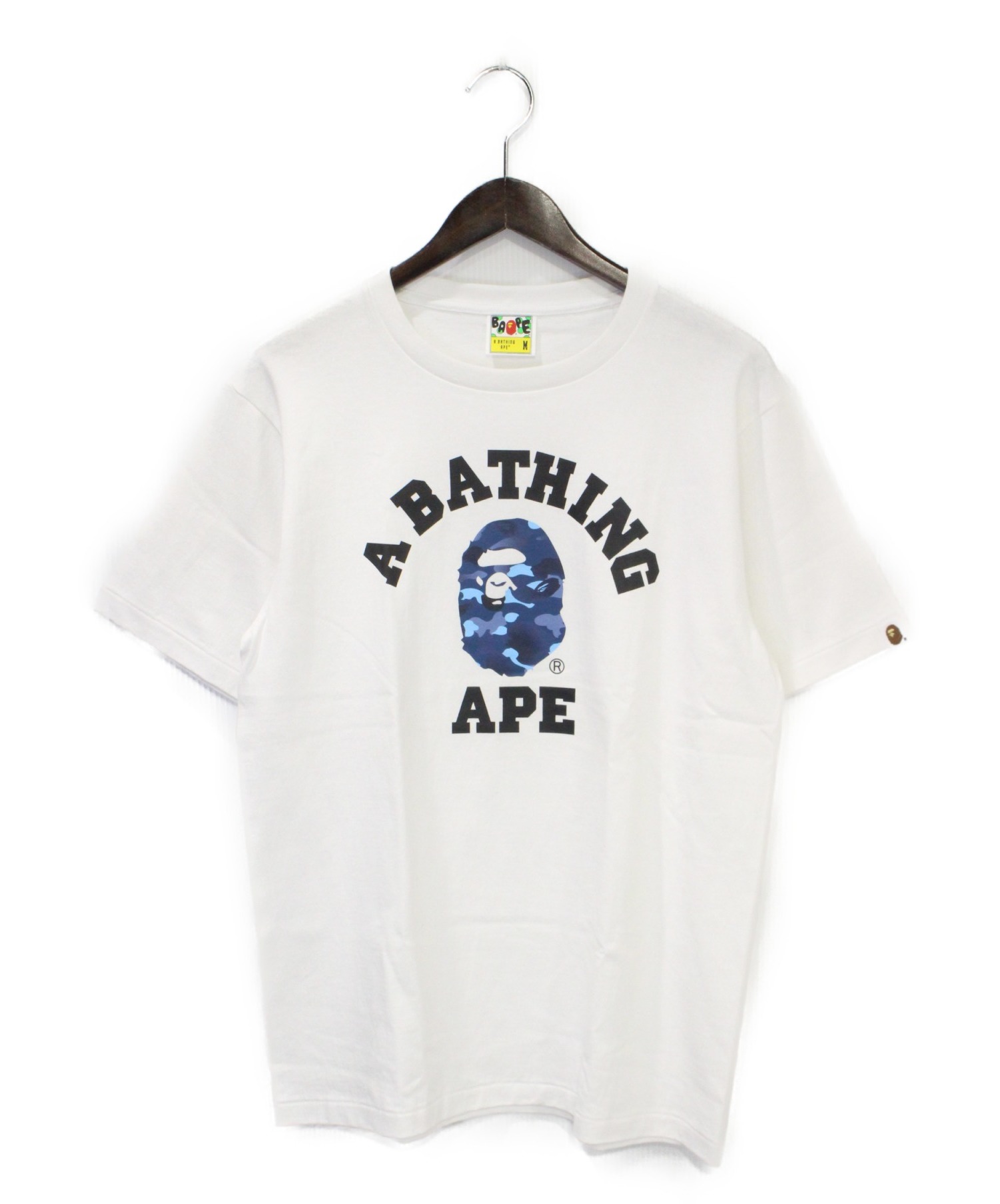 A BATHING APE (ア ベイシング エイプ) Tシャツ ホワイト サイズ:M
