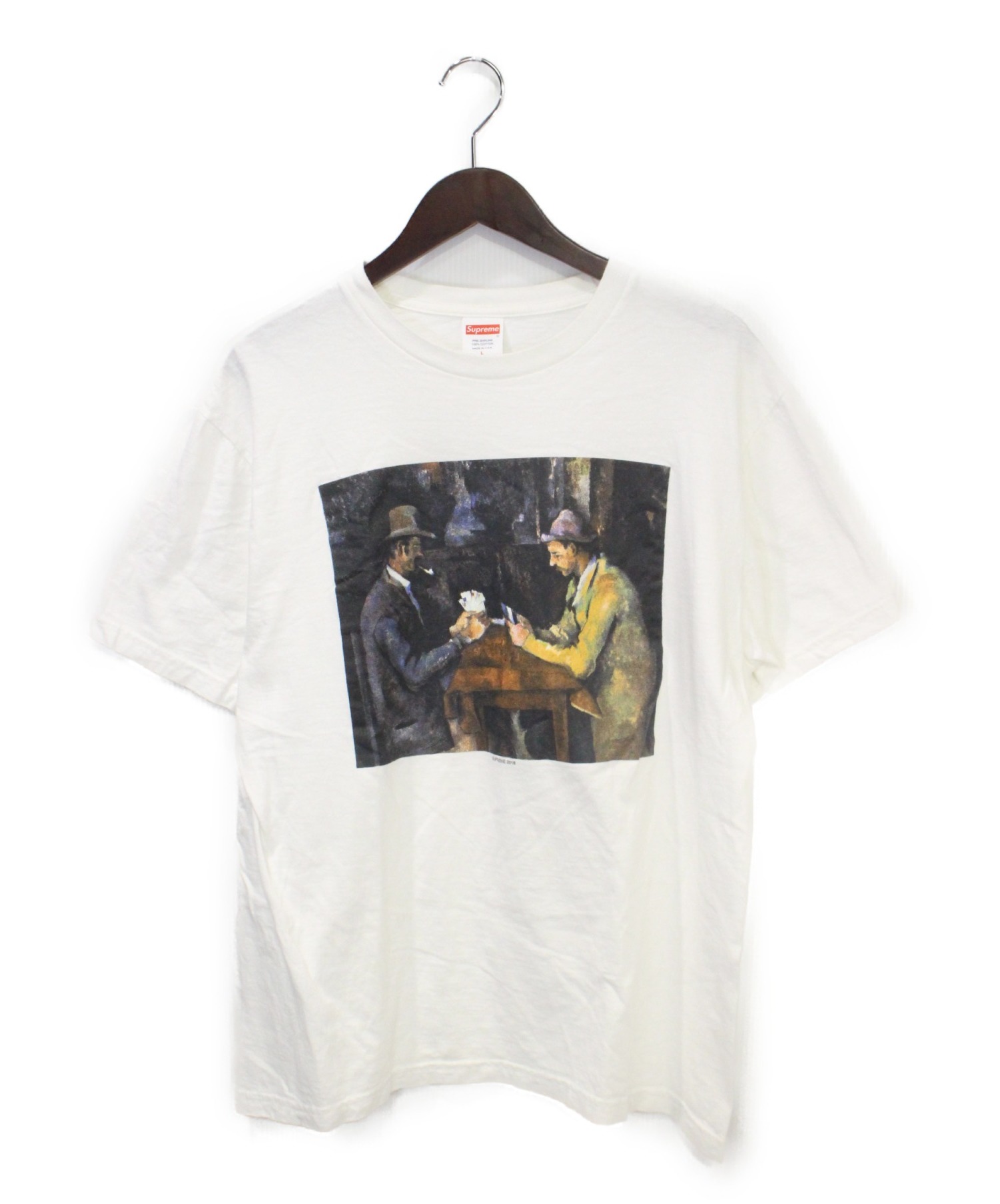 Supreme (シュプリーム) 18SS Cards Tee ホワイト サイズ:Ｌ