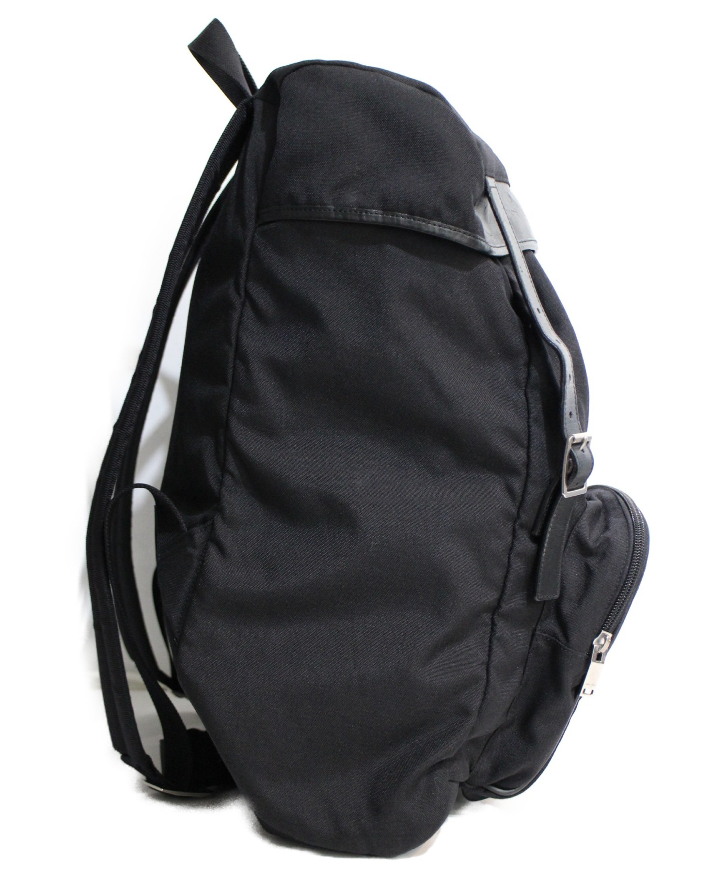 Saint Laurent Paris (サンローランパリ) Canvas Hunting Backpack ブラック サイズ:-  PMR342609-1113
