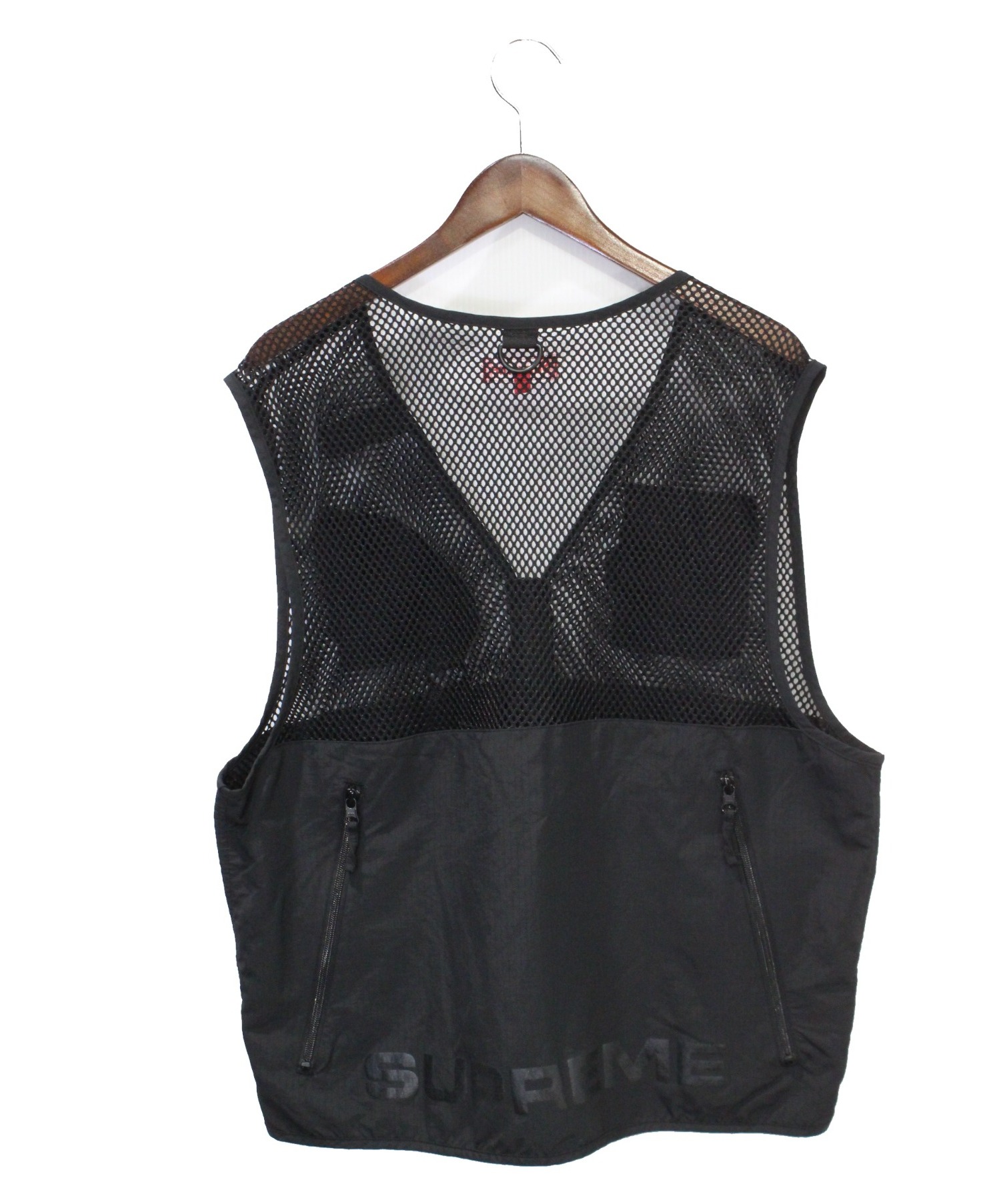 Supreme (シュプリーム) 18SS Mesh Cargo Vest ブラック サイズ:Ｍ