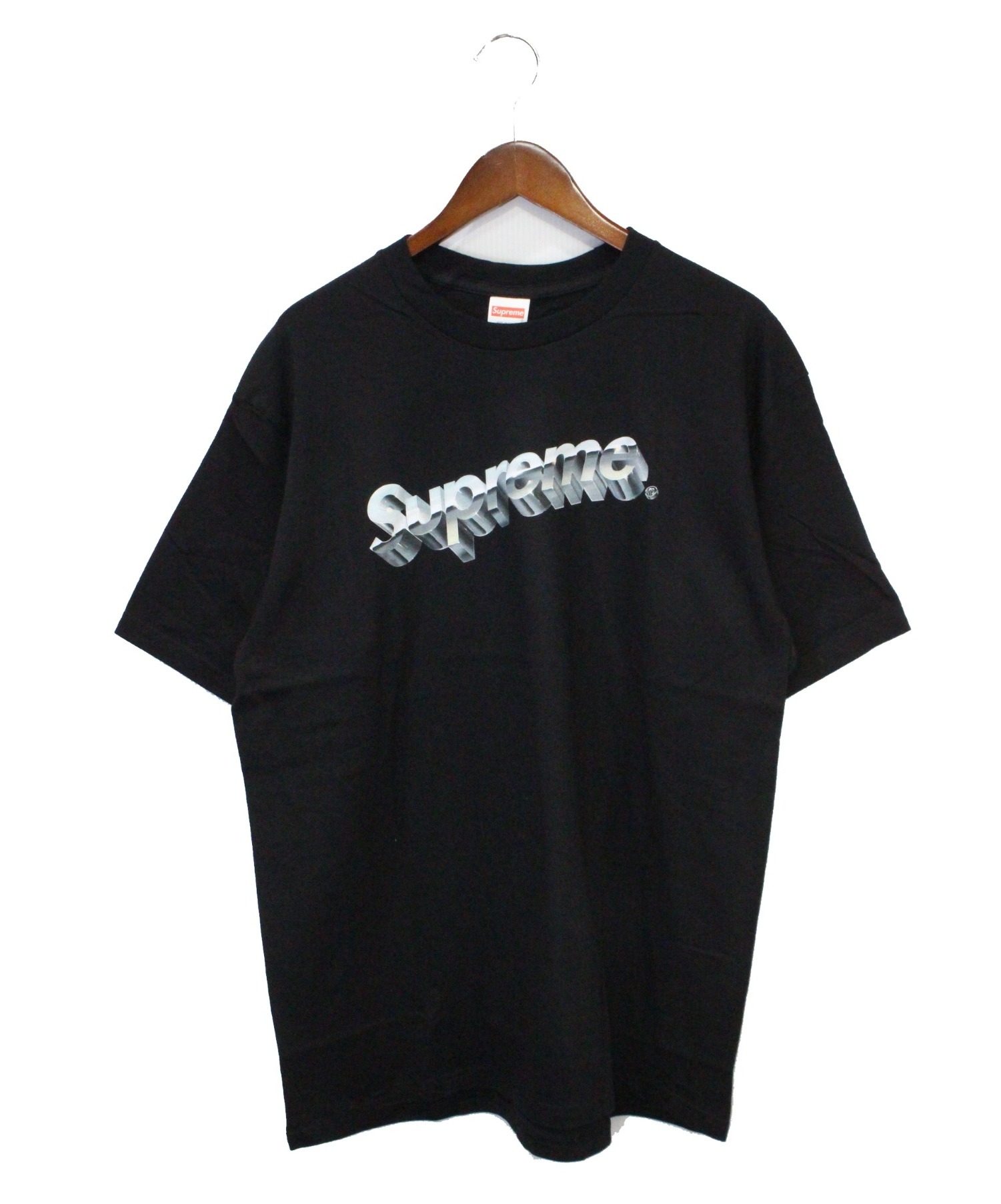Supreme (シュプリーム) 20SS chrome logo tee ブラック サイズ:Ｌ
