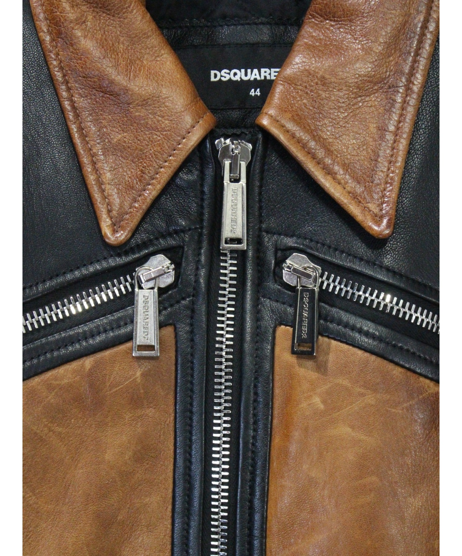 DSQUARED2 (ディースクエアード) レザージャケット サイズ:44