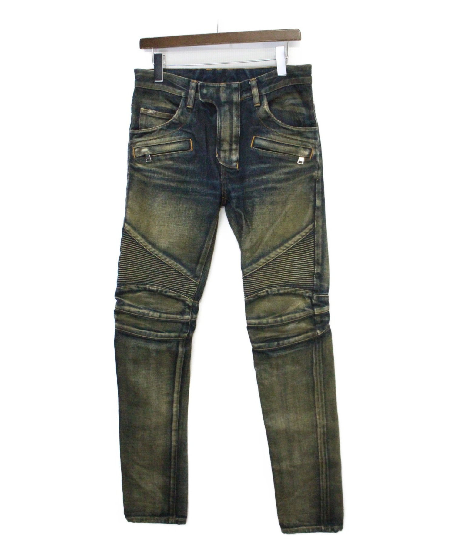 中古・古着通販】BALMAIN (バルマン) バイカーデニム サイズ:W28｜ブランド・古着通販 トレファク公式【TREFAC  FASHION】スマホサイト