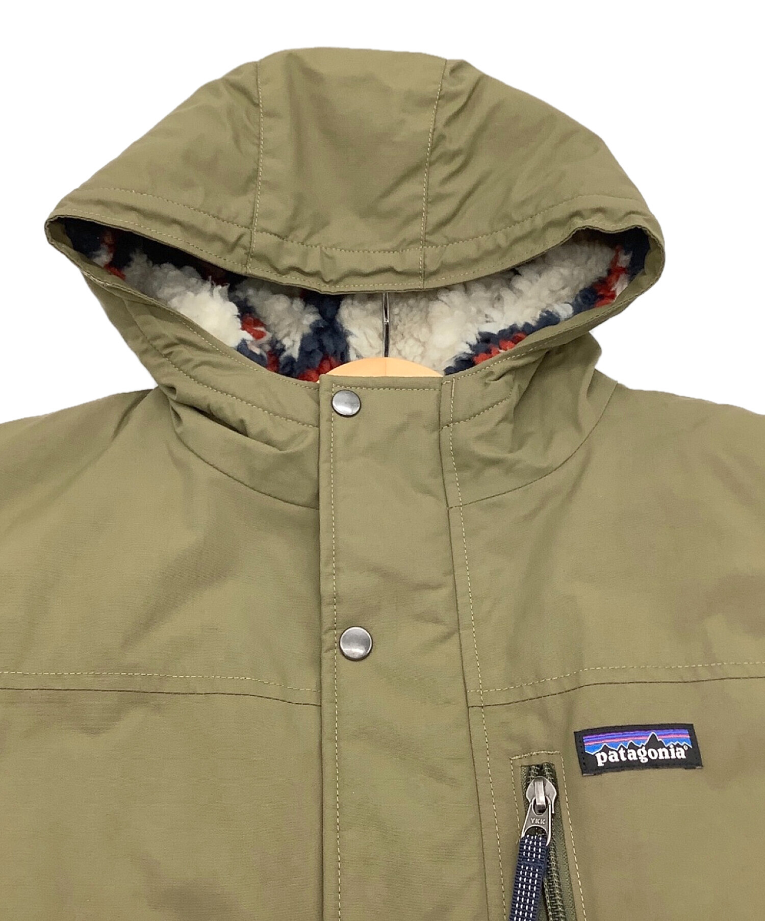 Patagonia (パタゴニア) ボーイズインファーノジャケット カーキ サイズ:XXL