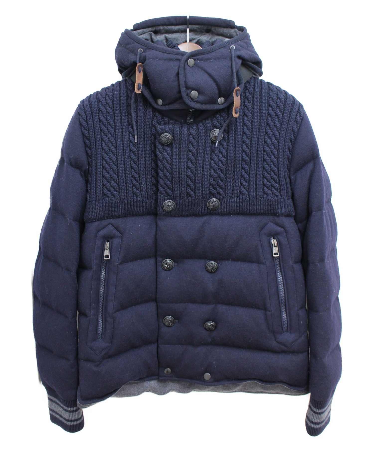 MONCLER (モンクレール) MONTPELLIER GIUBBOTTO ネイビー サイズ:1