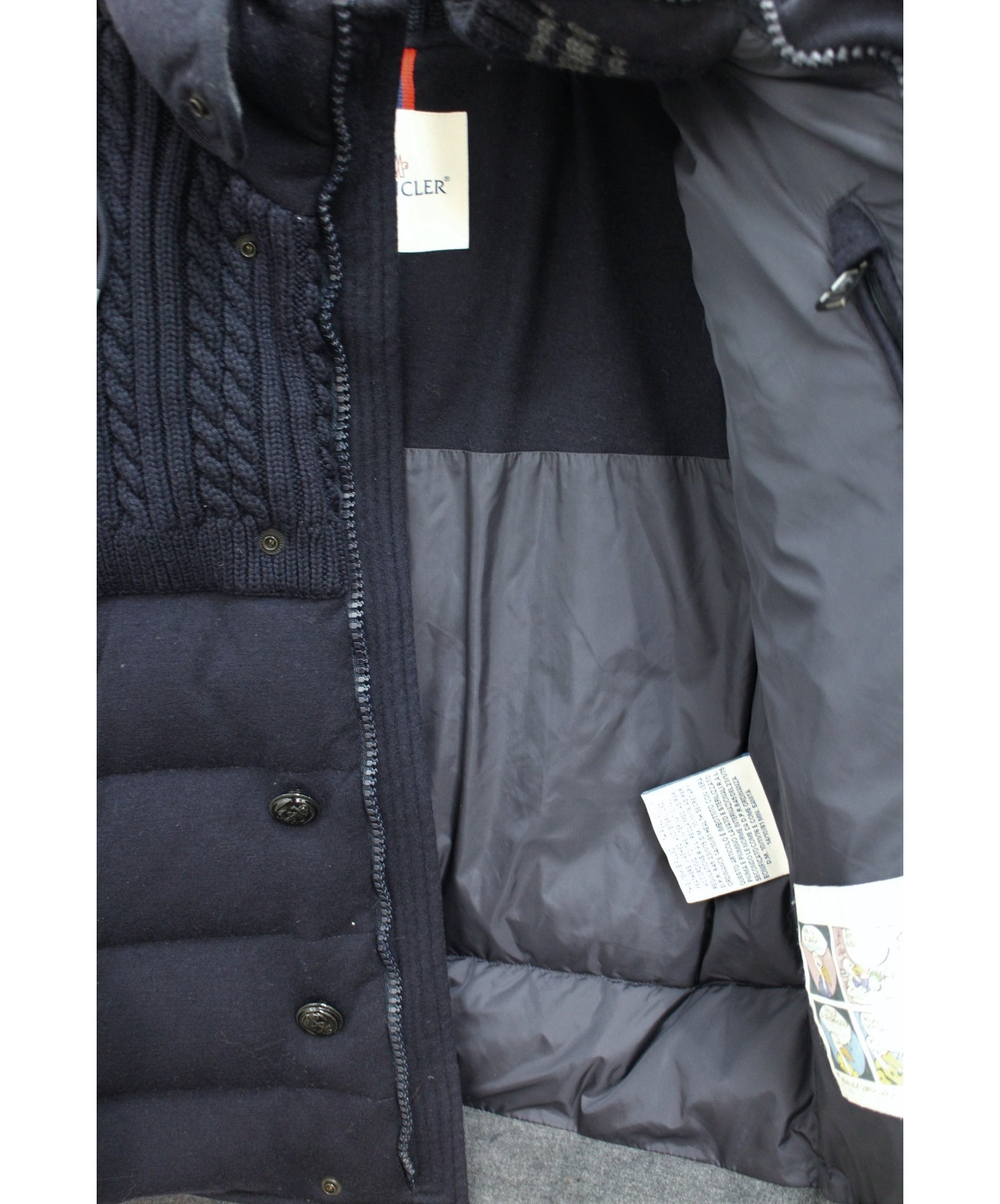 MONCLER (モンクレール) MONTPELLIER GIUBBOTTO ネイビー サイズ:1