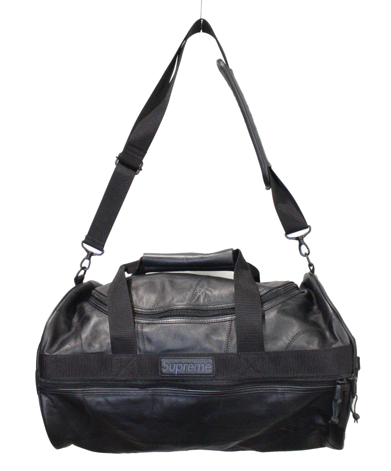 Supreme (シュプリーム) Patchwork Leather Duffle Bag ブラック サイズ:-