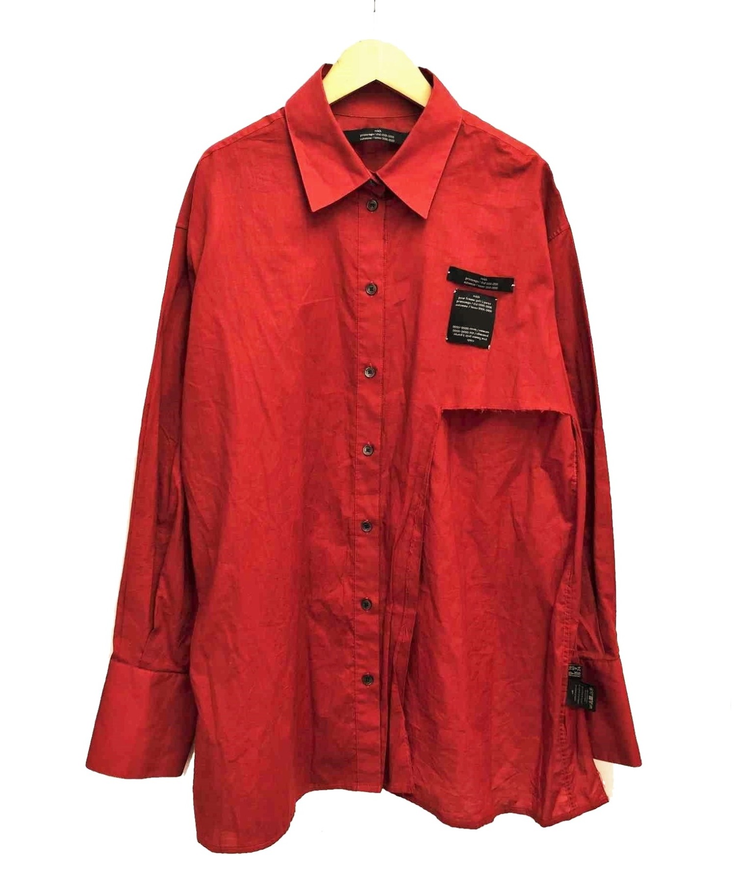 安い豊富な】 rokh アシンメトリーシャツの通販 by uǝʎ｜ラクマ ...