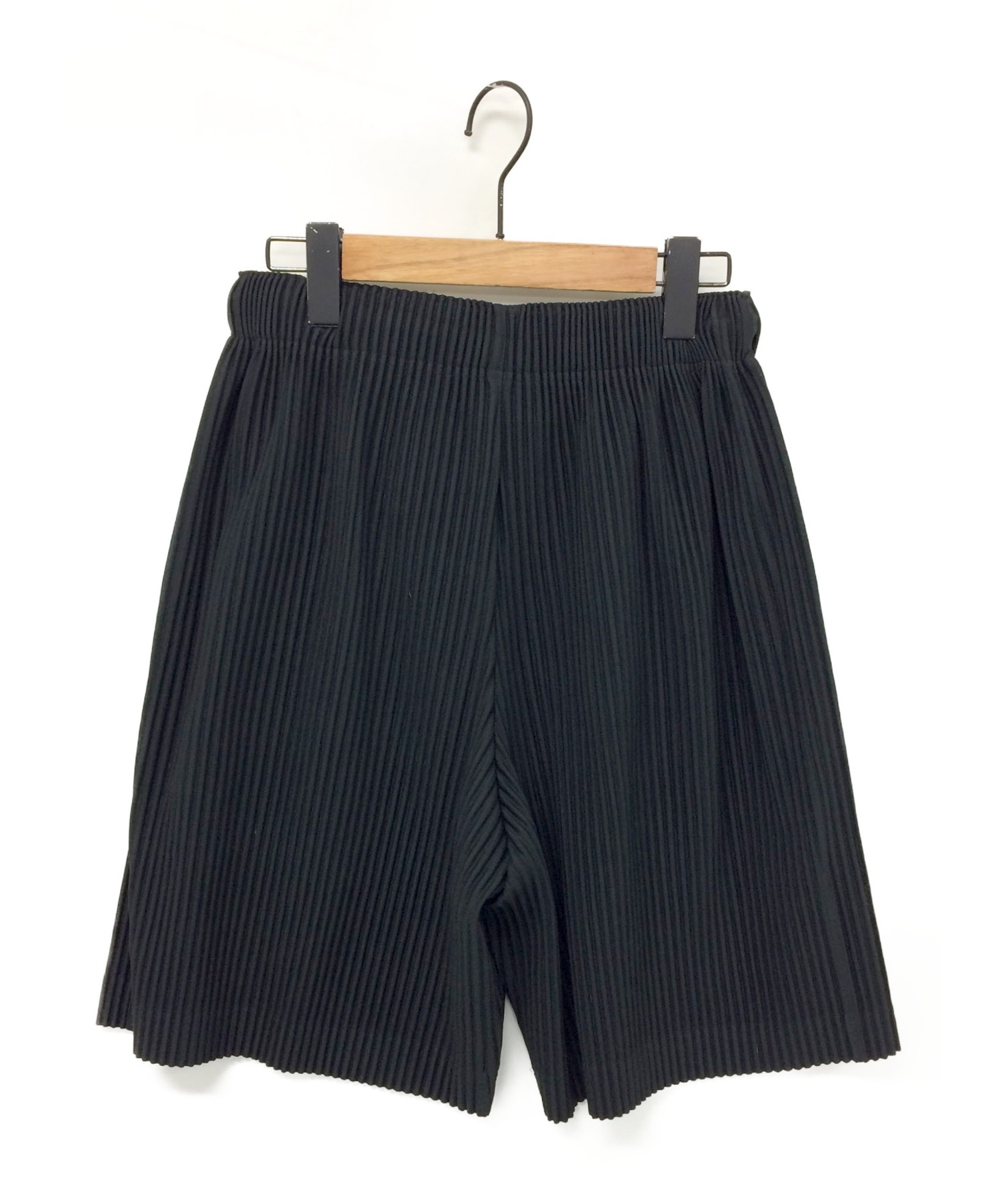 HOMME PLISSE ISSEY MIYAKE (オム プリッセ イッセイ ミヤケ) パンツ ブラック サイズ:2 HP01JF148