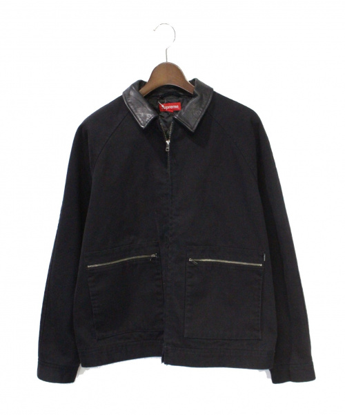 中古・古着通販】supreme (シュプリーム) Leather Collar Work Jacket