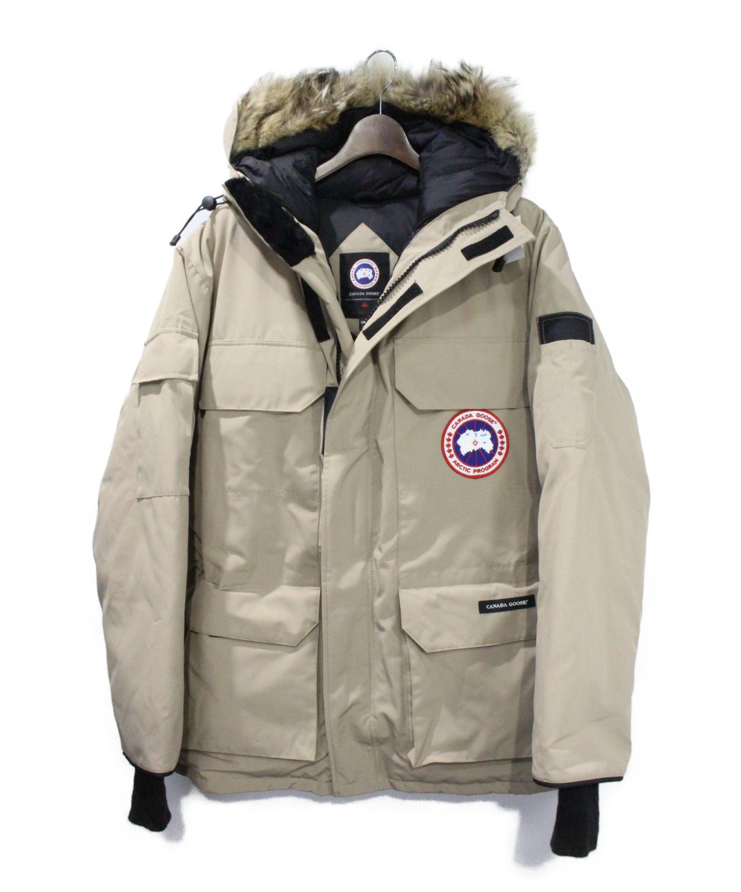 CANADA GOOSE (カナダグース) ダウンジャケット ベージュ サイズ:L