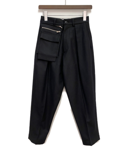 LOWNN (ローン) UTILITY TROUSERS ブラック サイズ:44