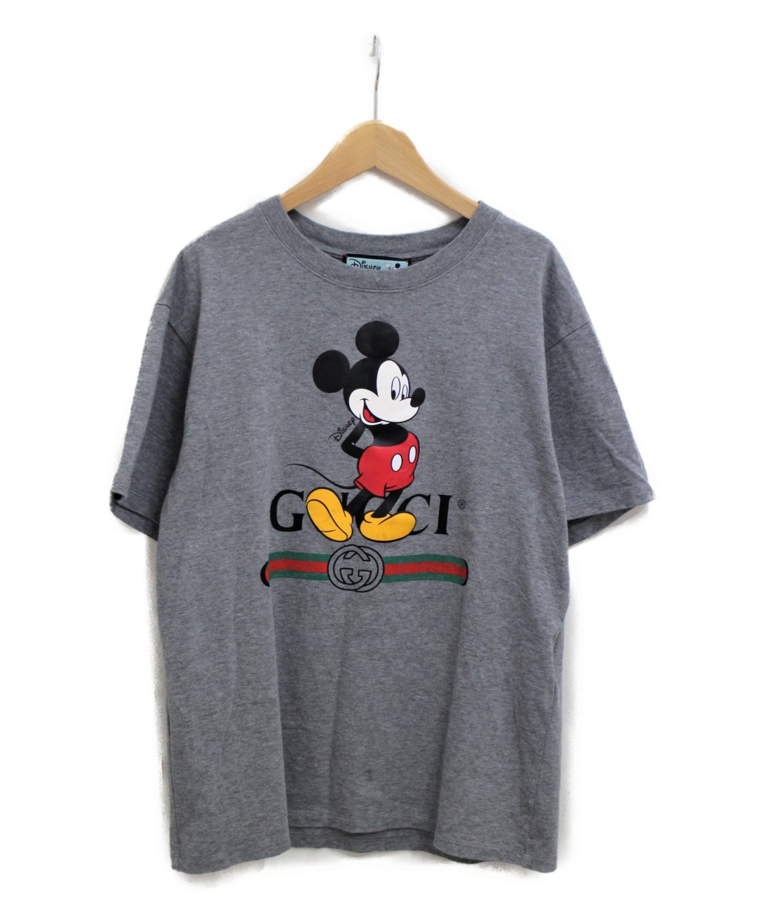 中古・古着通販】GUCCI (グッチ) 20SS ×DISNEY オーバーサイズプリントTシャツ グレー サイズ:XS｜ブランド・古着通販  トレファク公式【TREFAC FASHION】スマホサイト