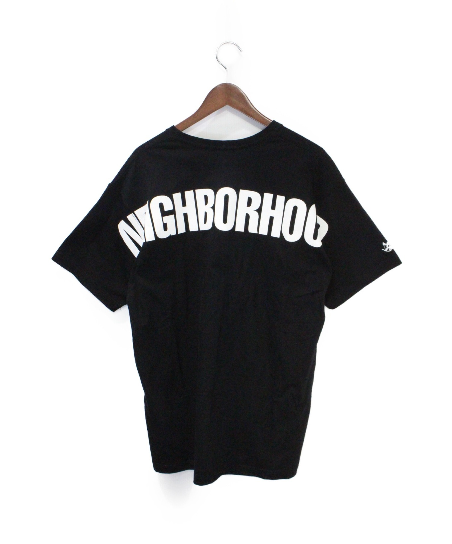 NEIGHBORHOOD (ネイバーフッド) プリントTシャツ ブラック サイズ:XL