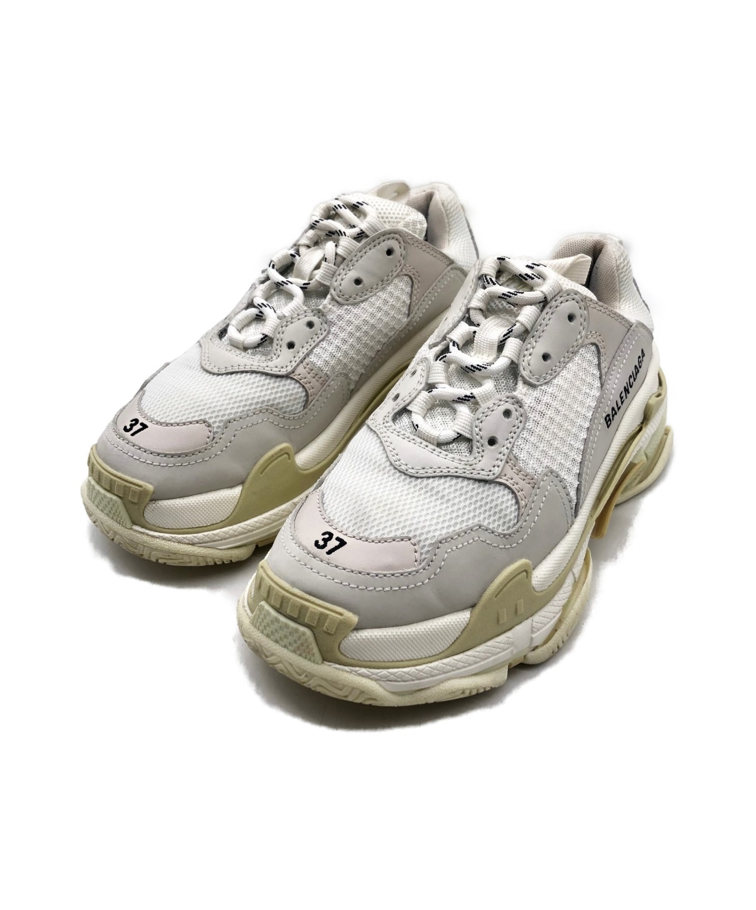 BALENCIAGA (バレンシアガ) Triple S オフホワイト サイズ:24.5 Triple s 524036