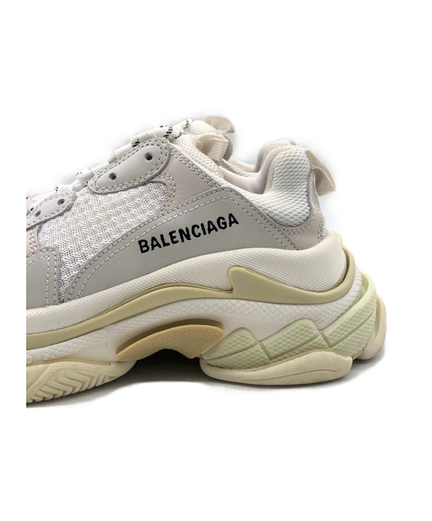 BALENCIAGA (バレンシアガ) Triple S オフホワイト サイズ:24.5 Triple s 524036