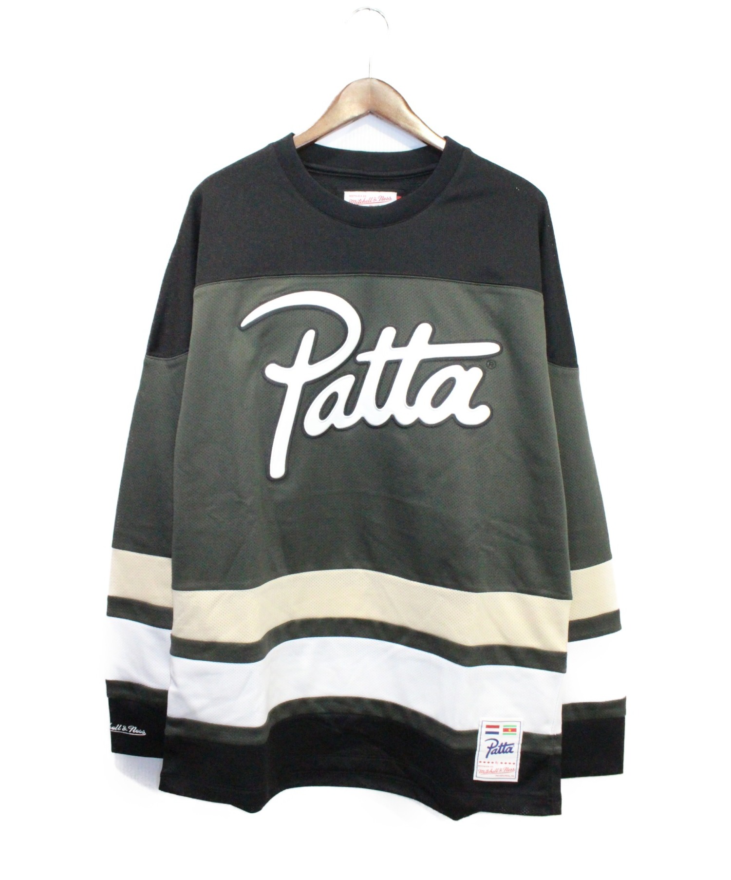 Patta (パッタ) フットボールTシャツ グリーン サイズ:L