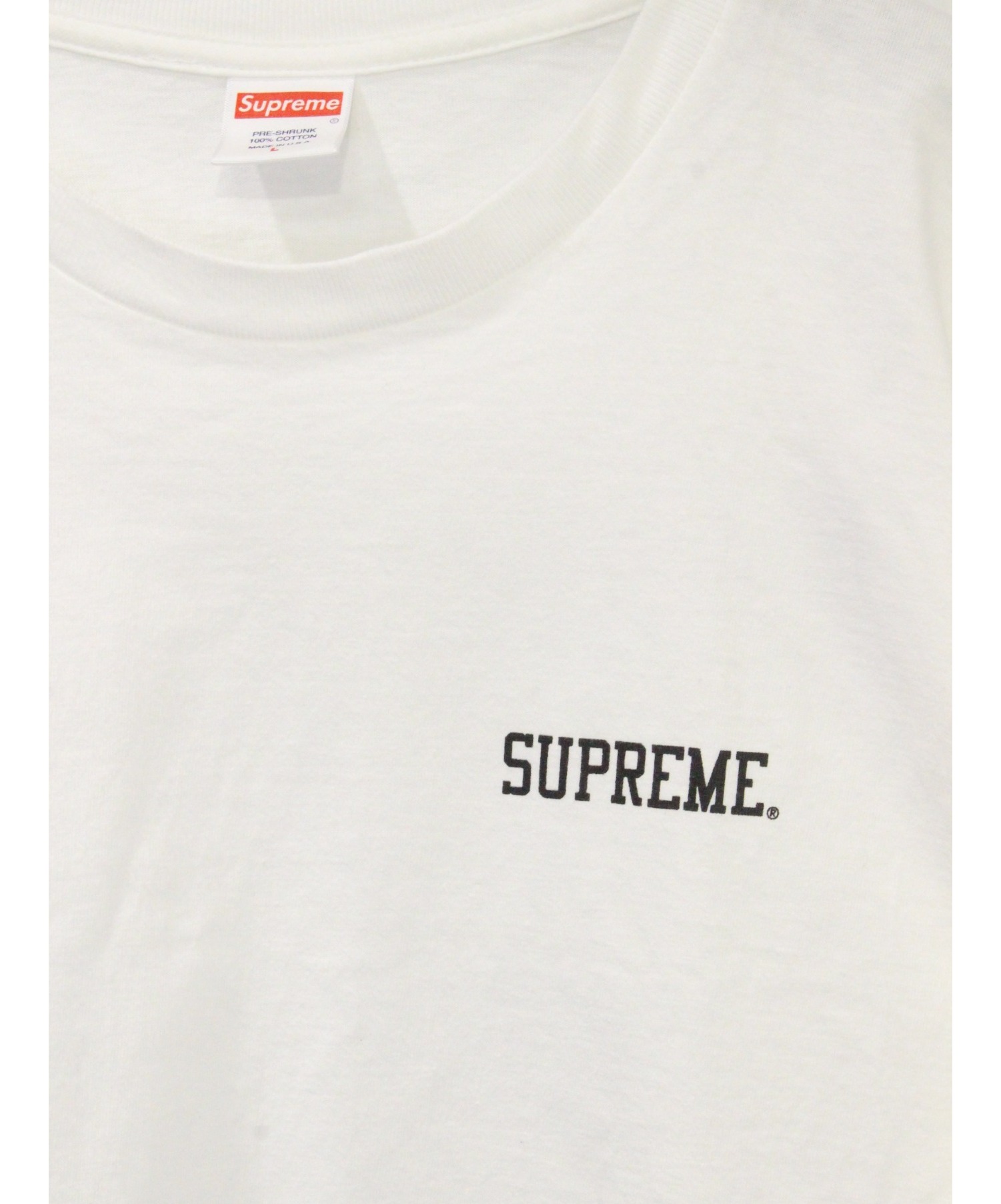 Supreme (シュプリーム) プリントTシャツ ホワイト サイズ:L