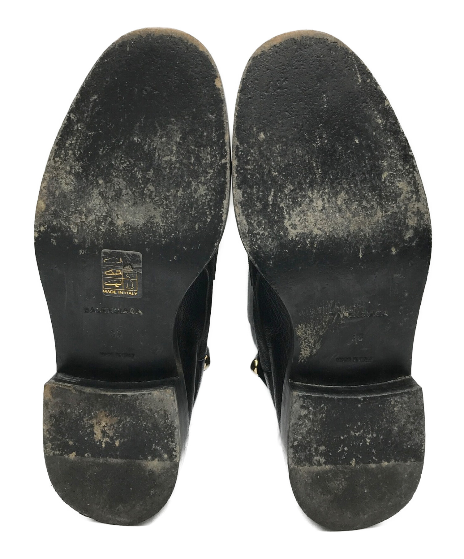 BALENCIAGA (バレンシアガ) ショートブーツ ブラック サイズ:36