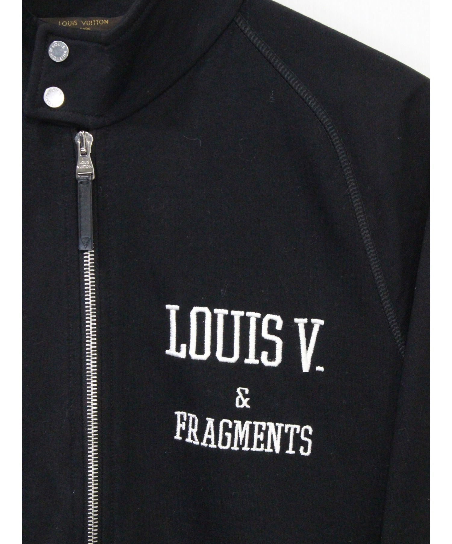 LOUIS VUITTON (ルイ ヴィトン) Fragment design スウェットジャケット ブラック サイズ:S