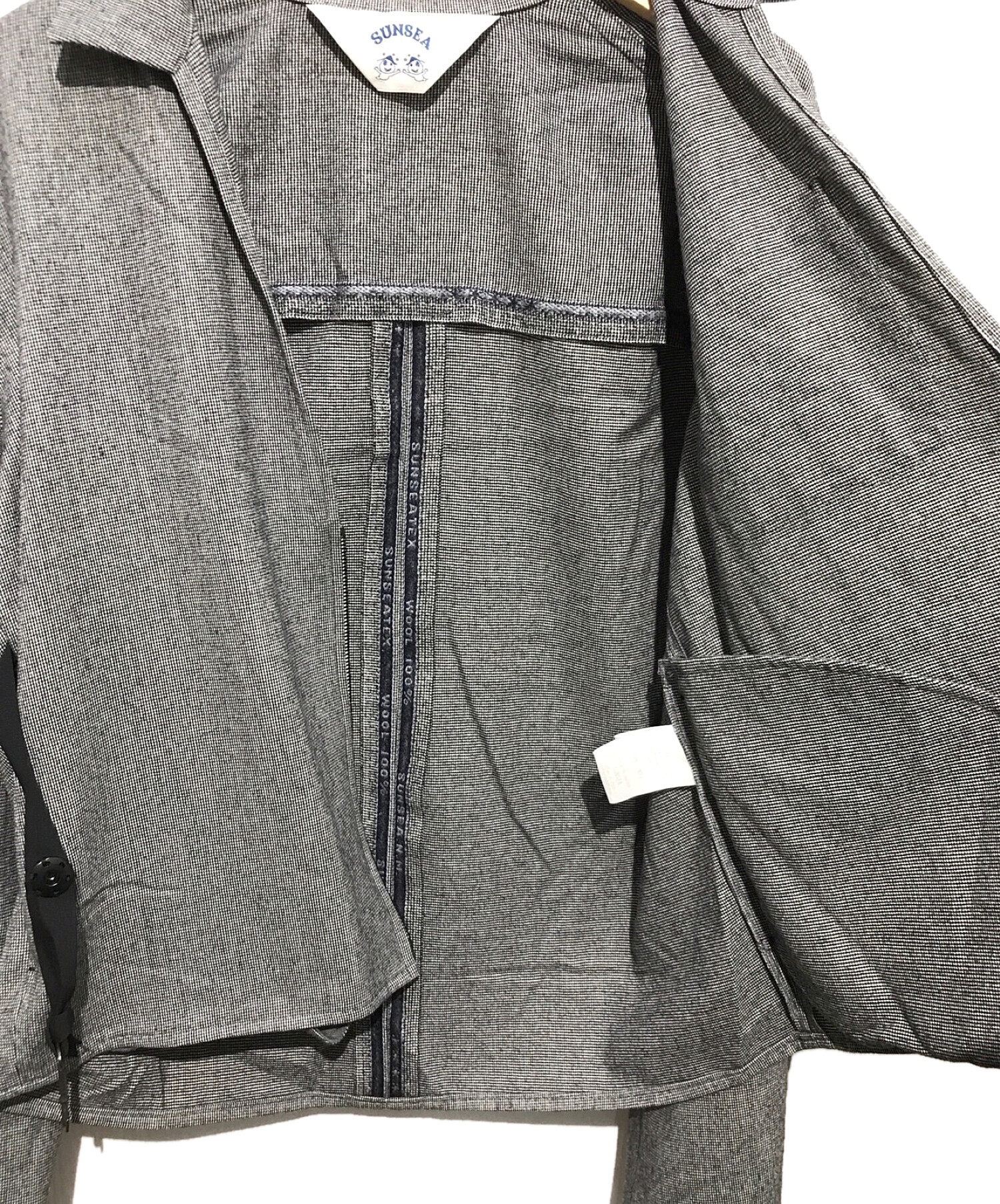 SUNSEA (サンシー) STEVUES N.M BRUSHED BLOUSON グレー サイズ:3