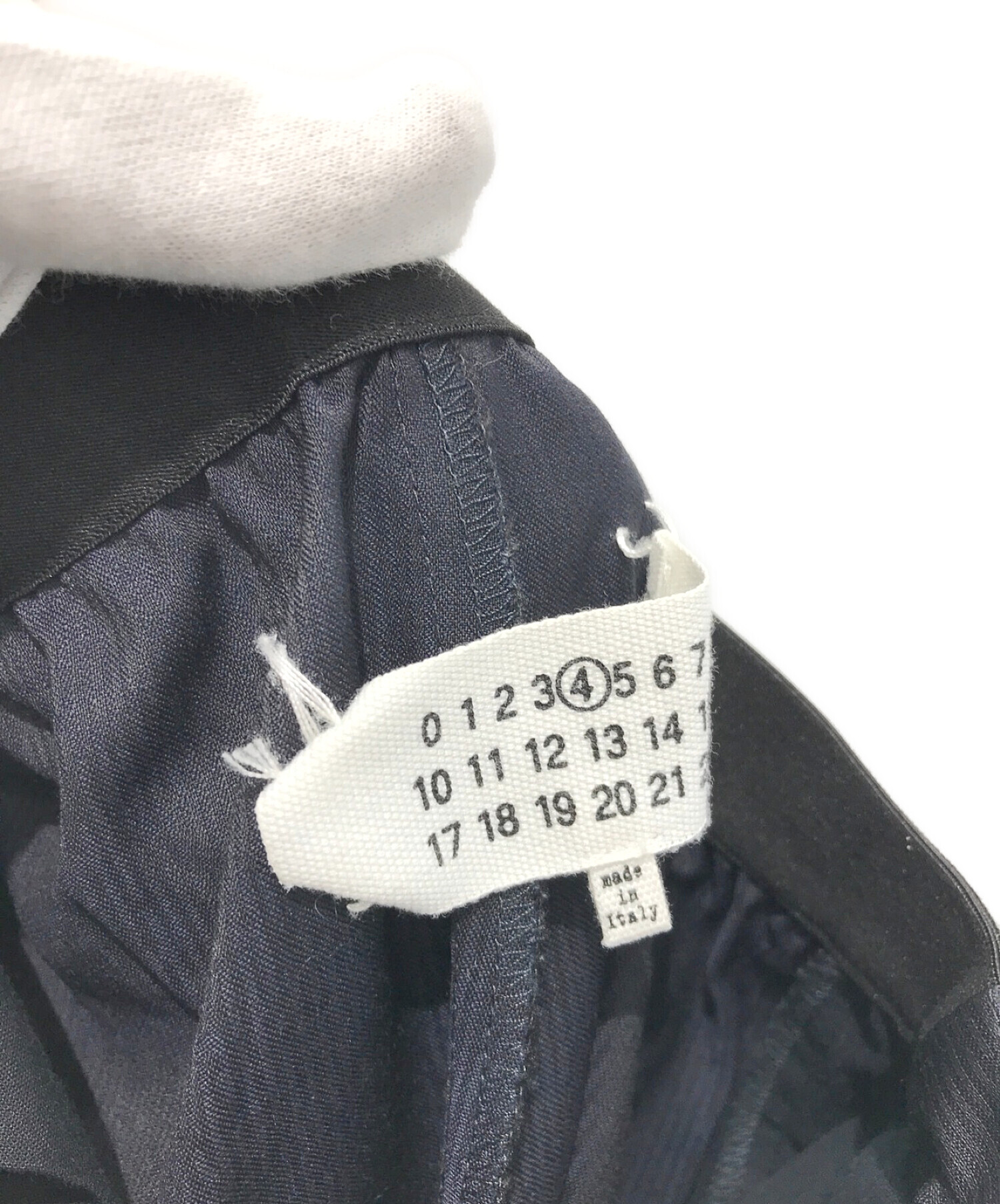 Maison Margiela 4 (メゾンマルジェラ) パンツ ネイビー サイズ:38