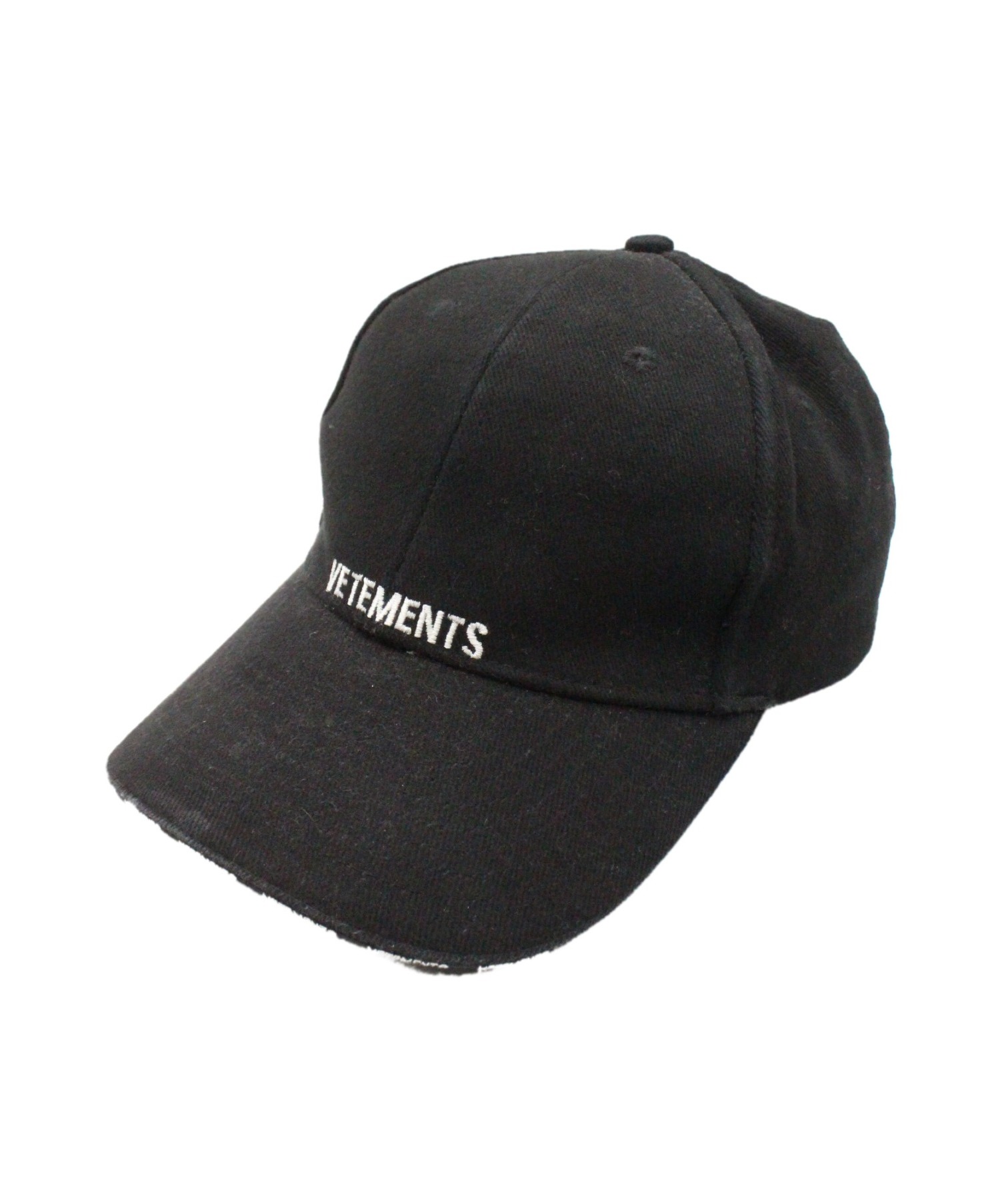 VETEMENTS (ヴェトモン) Embroidered Baseball Cap ブラック サイズ:-