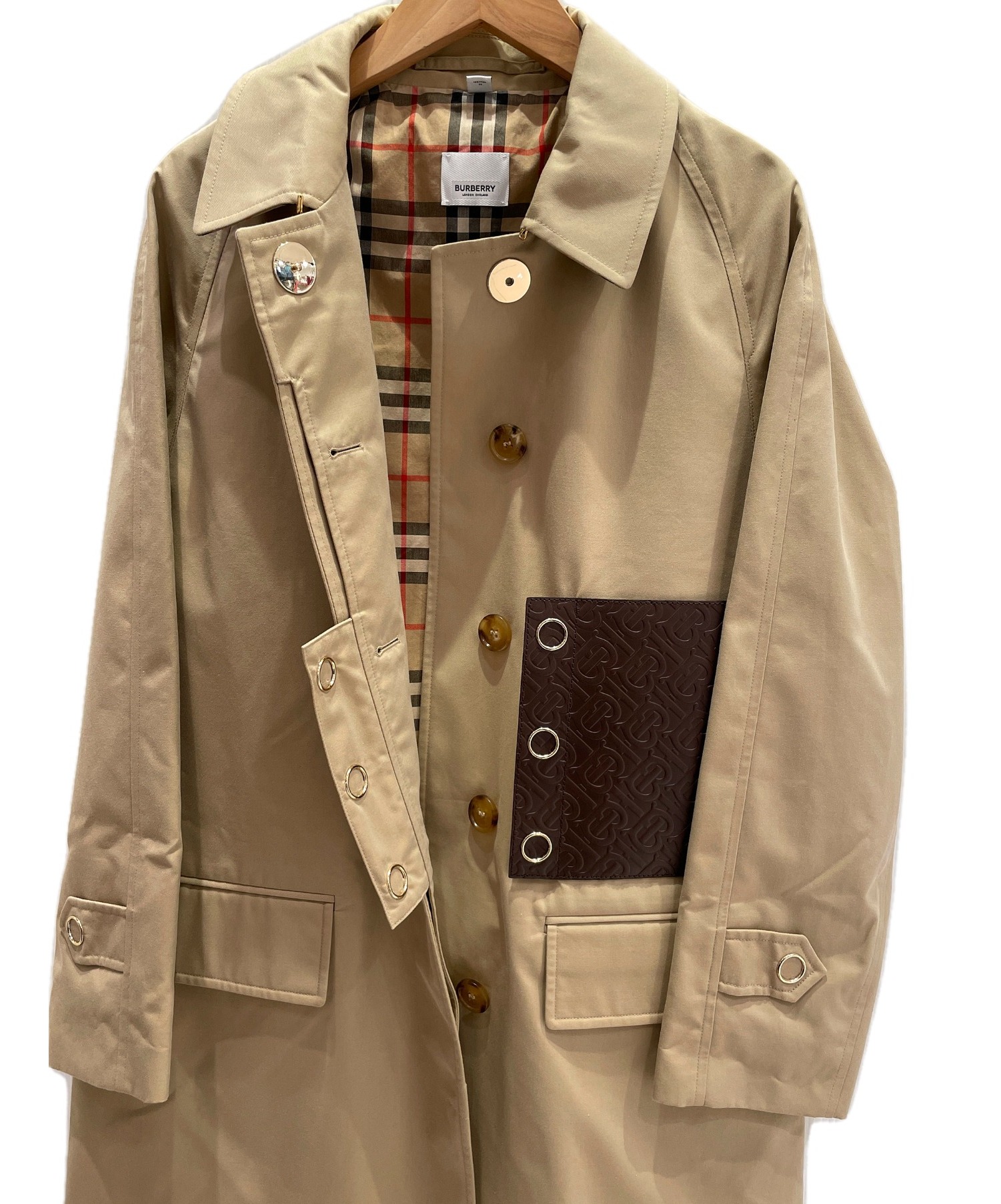 BURBERRY LONDON (バーバリー ロンドン) ステンカラーコート ベージュ サイズ:34