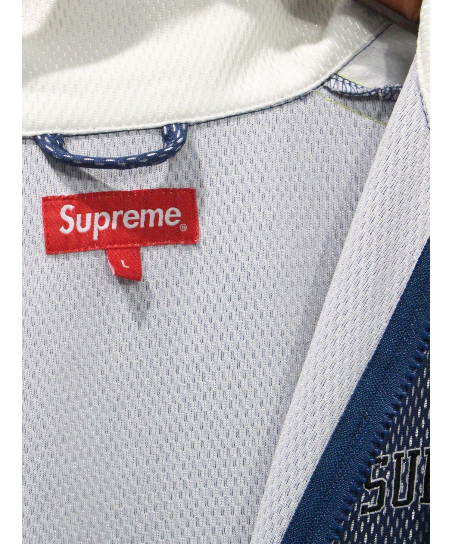 SUPREME (シュプリーム) Bonded Mesh Track Jacket ネイビー サイズ:L