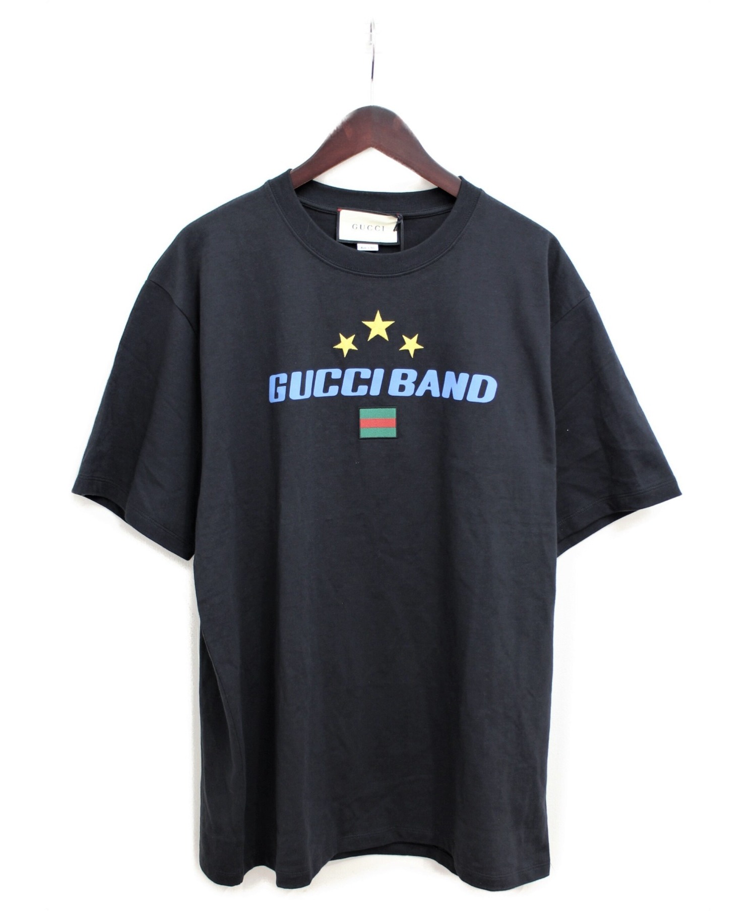 GUCCI (グッチ) 20SS GUCCI BAND Tシャツ ブラック サイズ:L