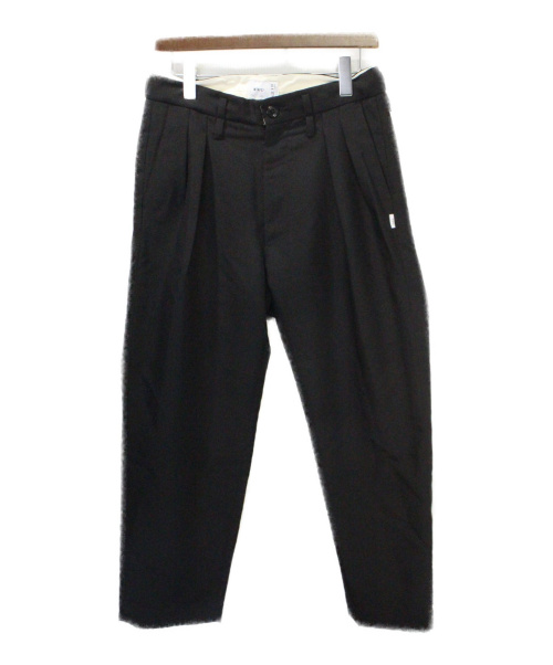 中古・古着通販】WTAPS (ダブルタップス) TUCK 01 TROUSERS ブラック