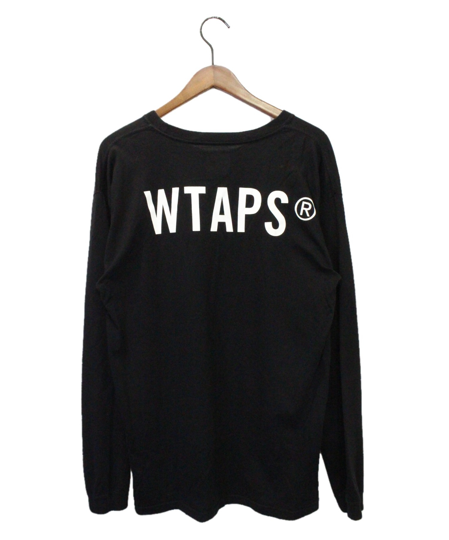 WTAPS (ダブルタップス) WTVUA L/S TEE ブラック サイズ:X02