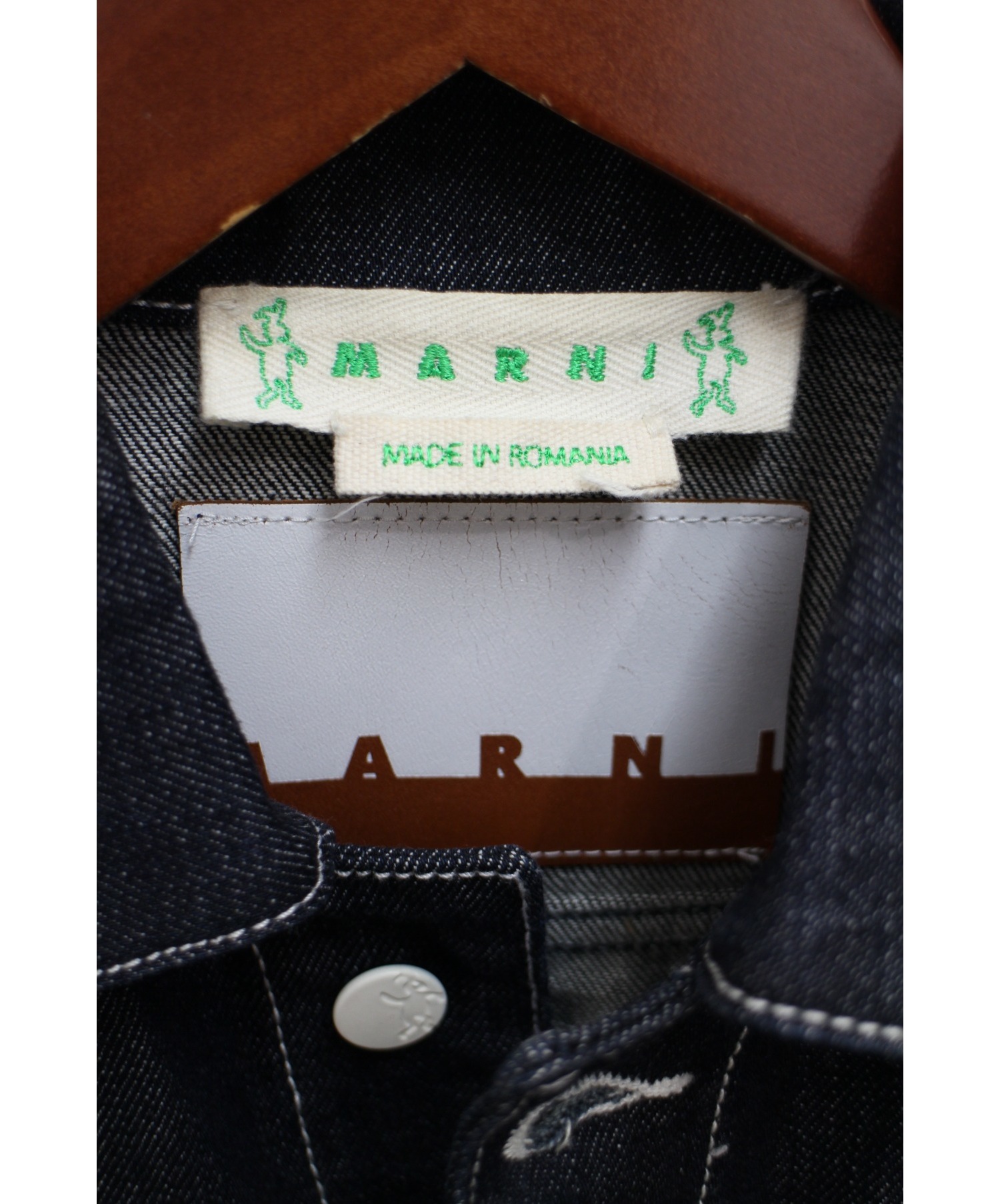 MARNI (マルニ) DANCE BUNNY DENIM JACKET インディゴ サイズ:38