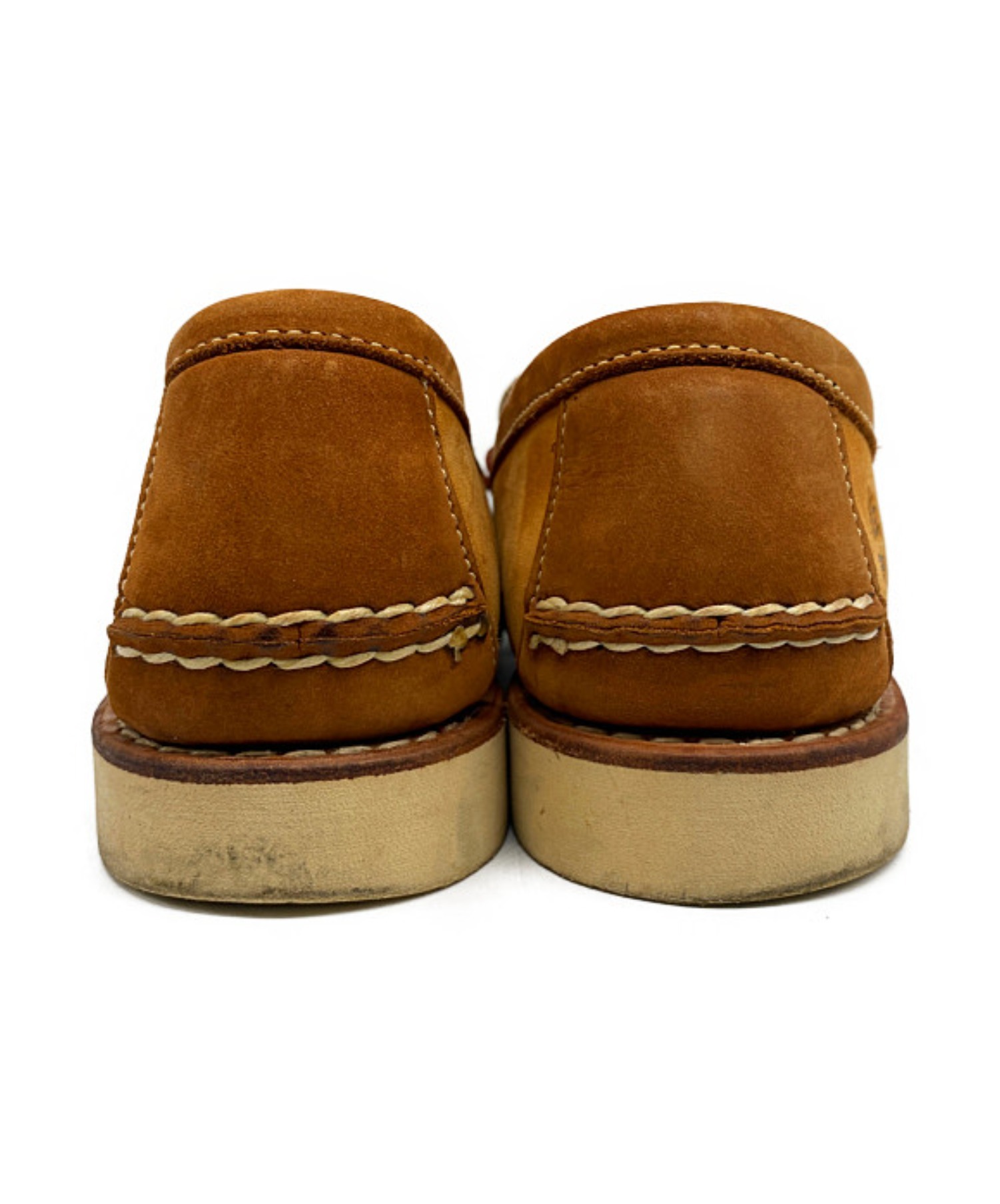 Timberland×STUSSY (ティンバーランド×ステューシー) ウェッジローファー ブラウン サイズ:8 Wedge Loafer