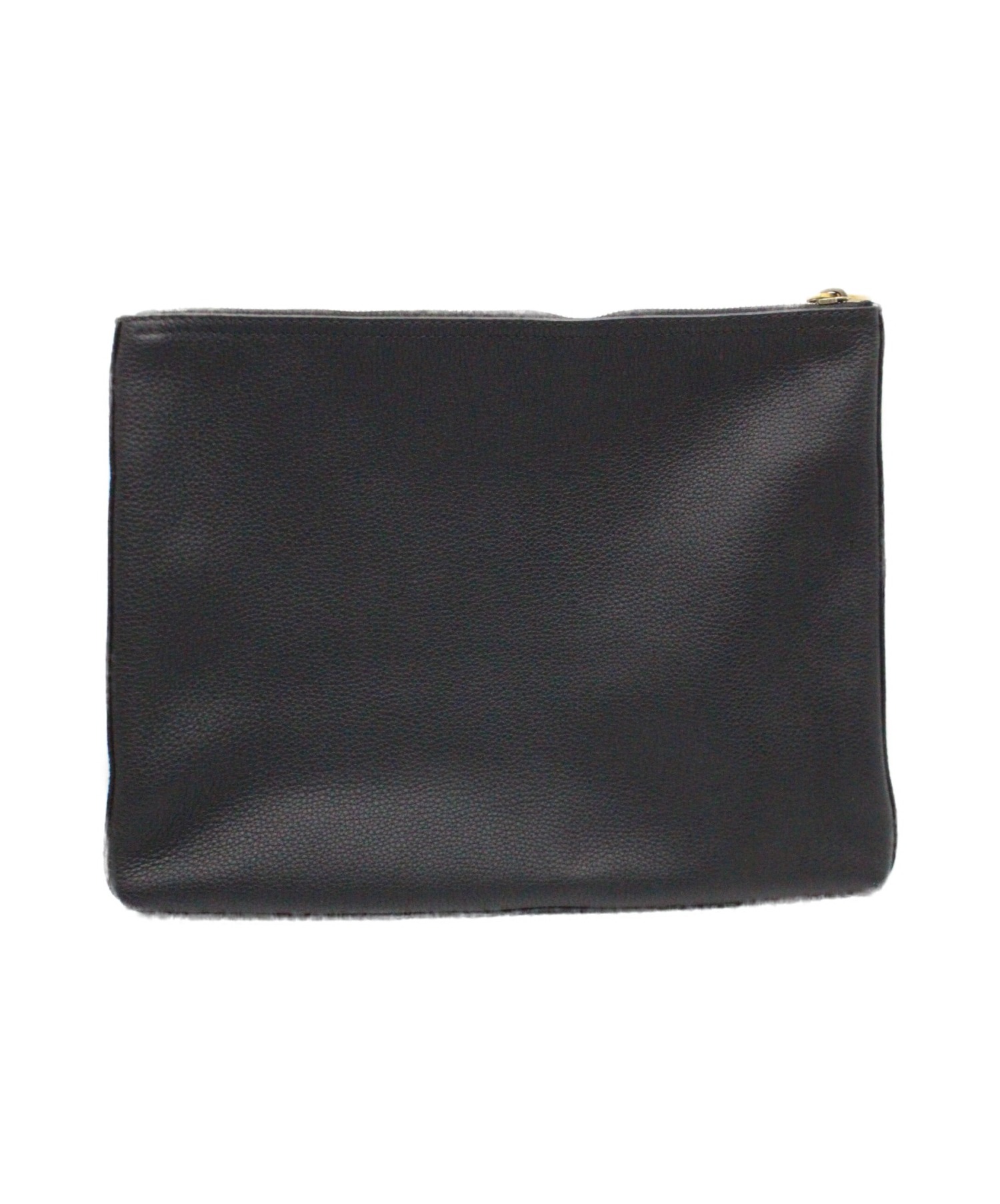 中古・古着通販】GUCCI (グッチ) クラッチバッグ ブラック サイズ