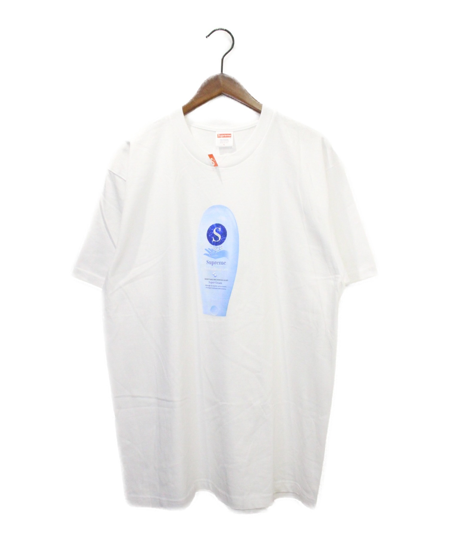 Supreme (シュプリーム) 19AW Super Cream Tee ホワイト サイズ:Ｌ 未使用品