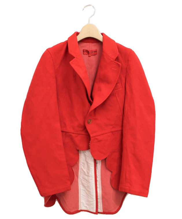 中古・古着通販】ROBE DE CHAMBRE COMME DES GARCONS (ローブドシャンブル コムデギャルソン) 燕尾ジャケット レッド  サイズ:M｜ブランド・古着通販 トレファク公式【TREFAC FASHION】スマホサイト