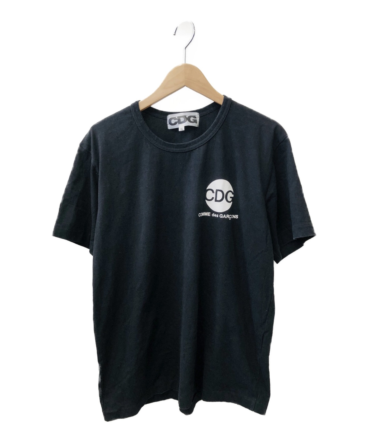 中古・古着通販】CDG (シーディージー) Tシャツ ブラック サイズ:XL