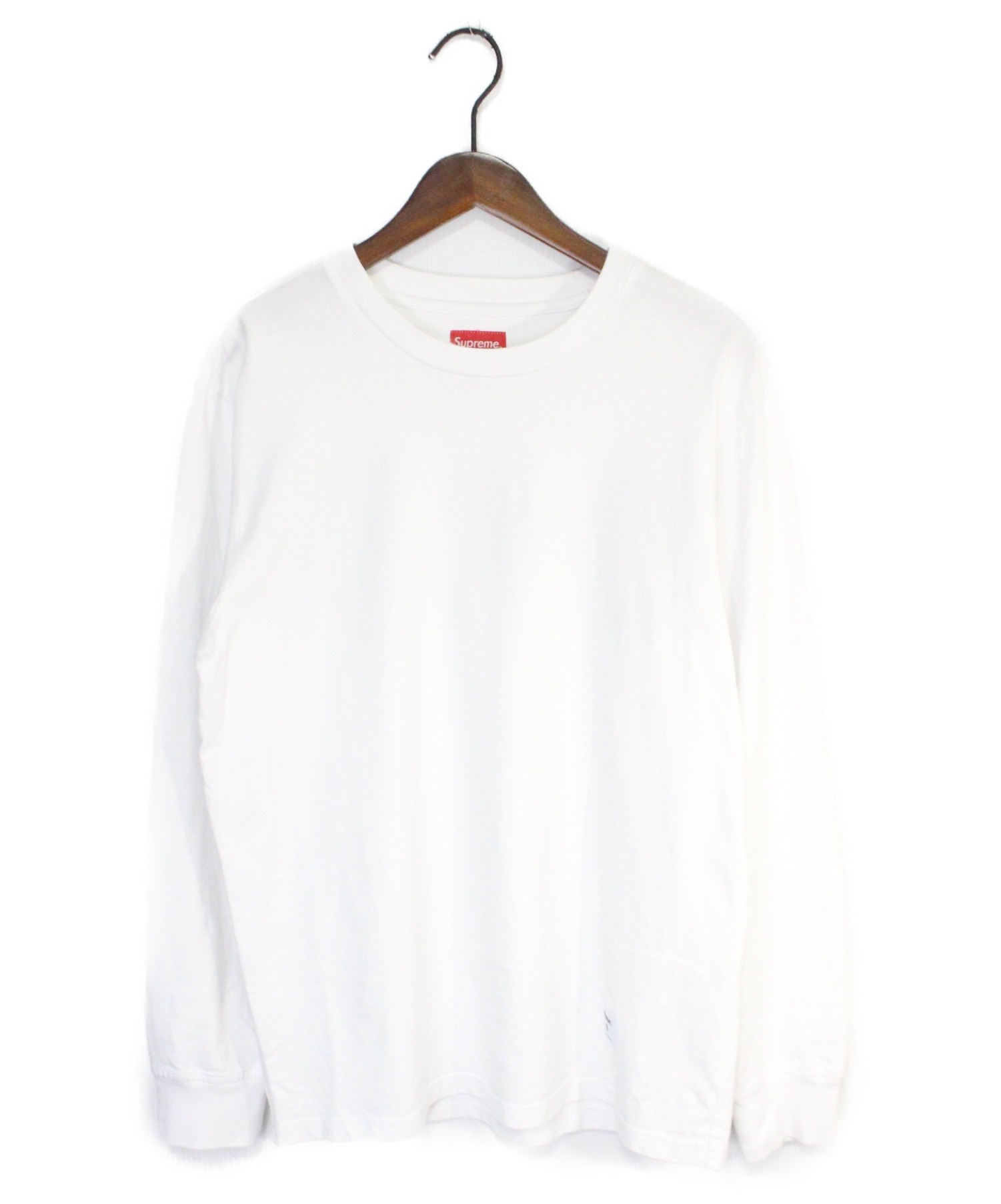 SUPREME (シュプリーム) Trademark L/S Top ホワイト サイズ:S