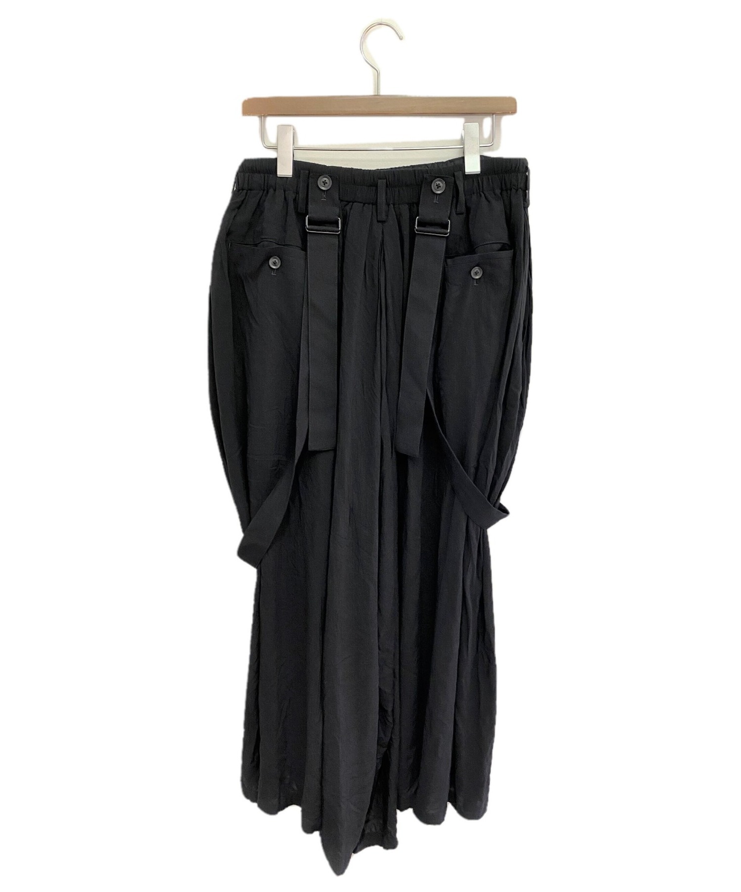 Yohji Yamamoto pour homme (ヨウジヤマモトプールオム) 20SS Twisted Crotch pants ブラック  サイズ:2