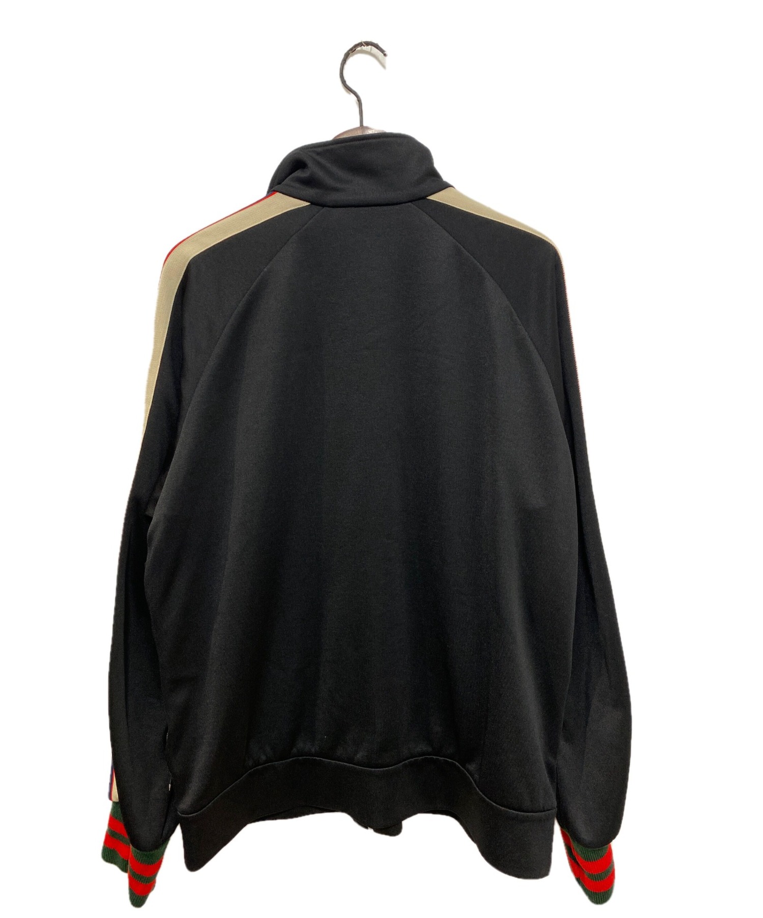 GUCCI (グッチ) テクニカルジャージージャケット ブラック サイズ:Ｌ