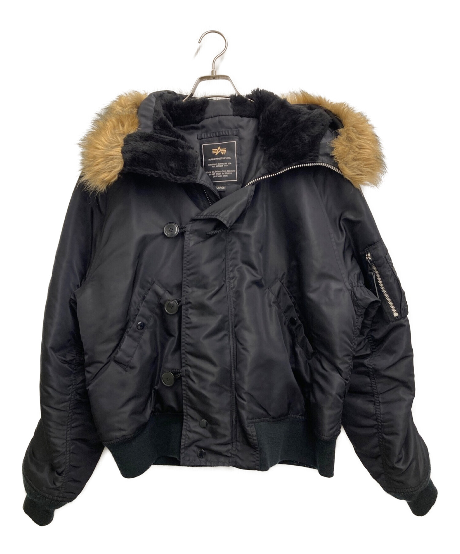 ALPHA (アルファ) N-2Bジャケット ブラック サイズ:L