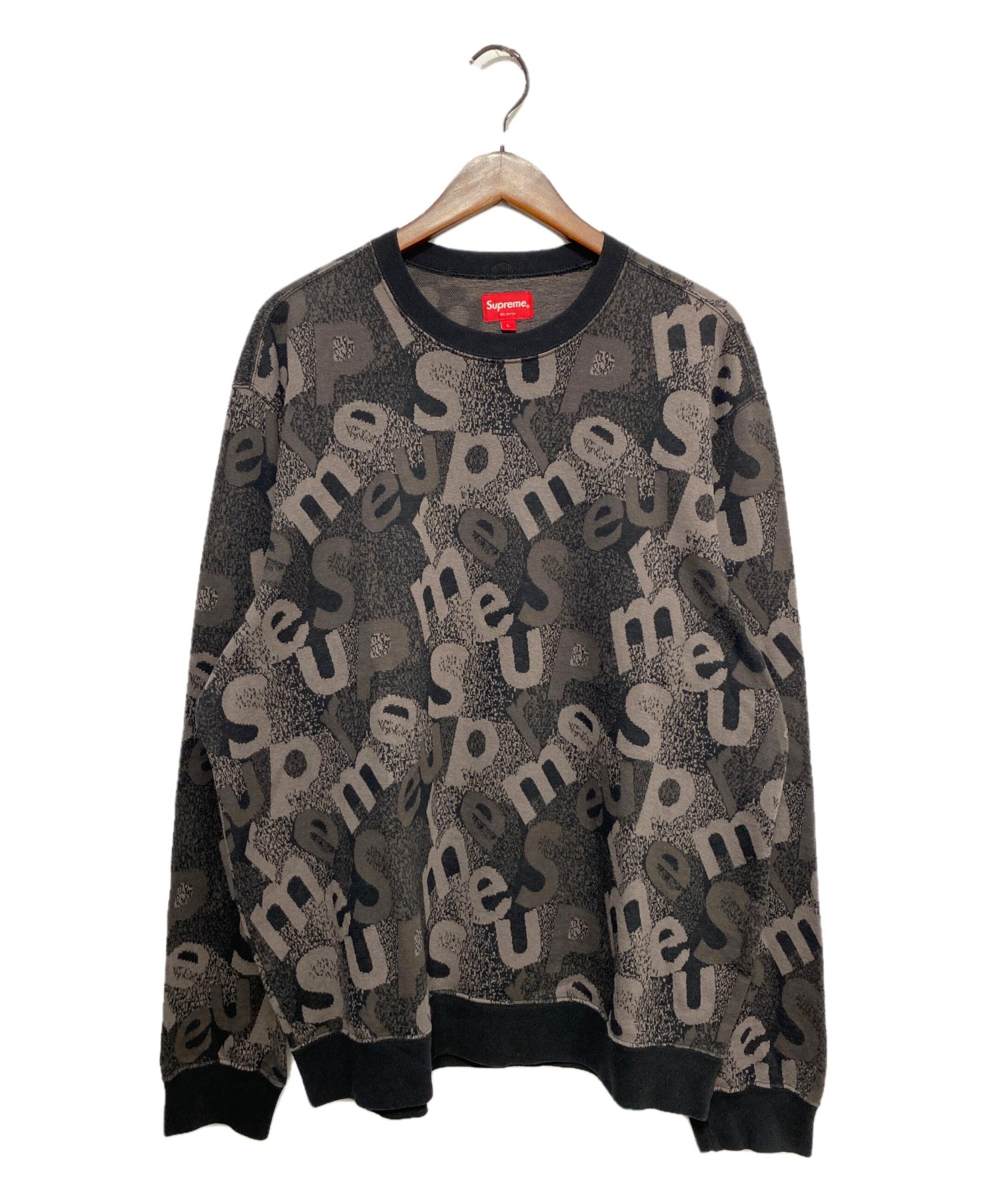 中古・古着通販】SUPREME (シュプリーム) Scatter Text Crewneck