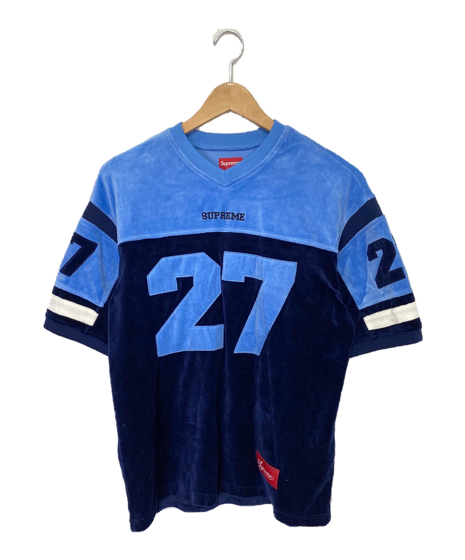 Tシャツ/カットソー(半袖/袖なし)supreme velour football jersey