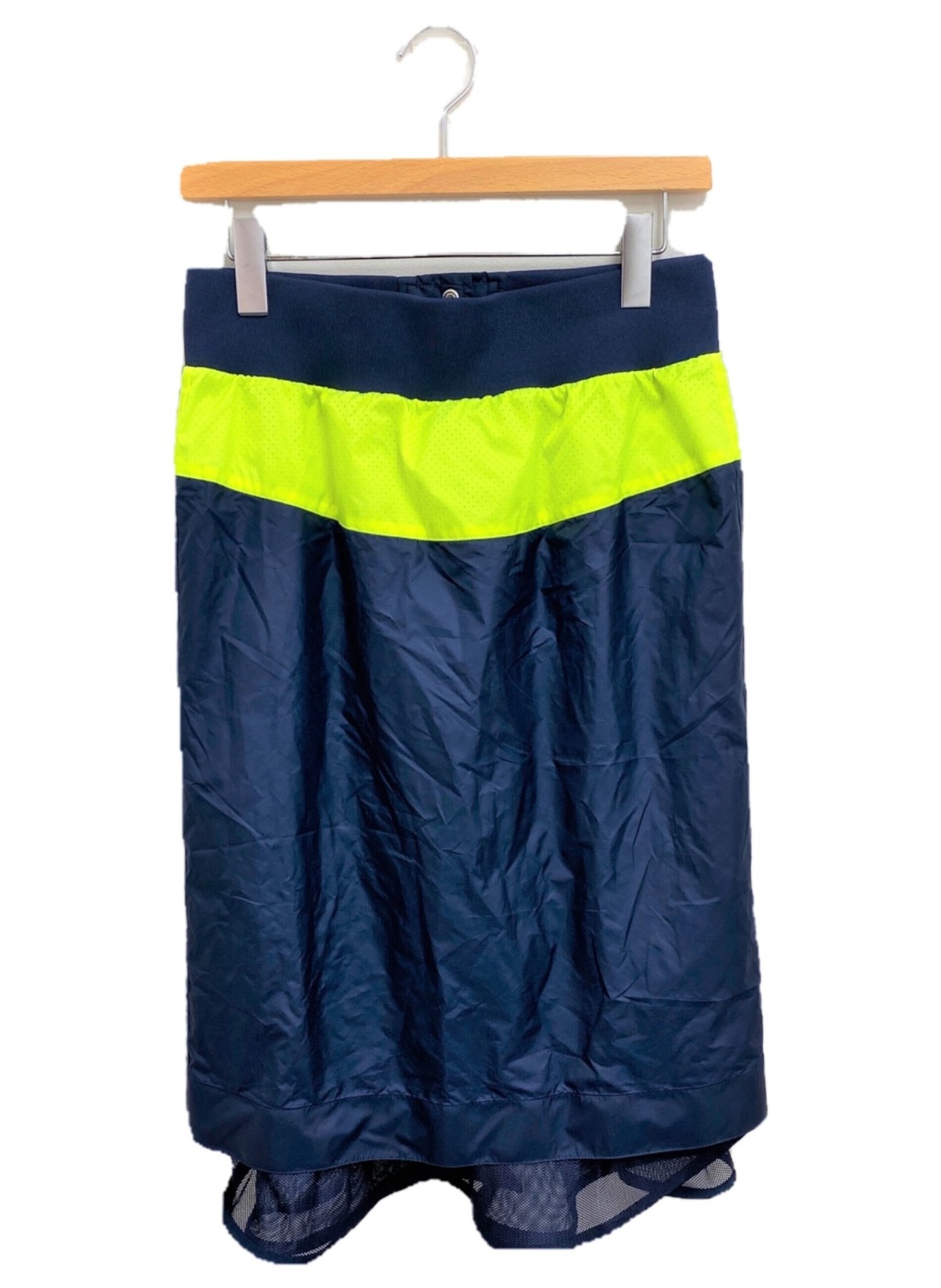 NIKE×sacai (ナイキ×サカイ) ウィンドランナースカート ネイビー サイズ:S