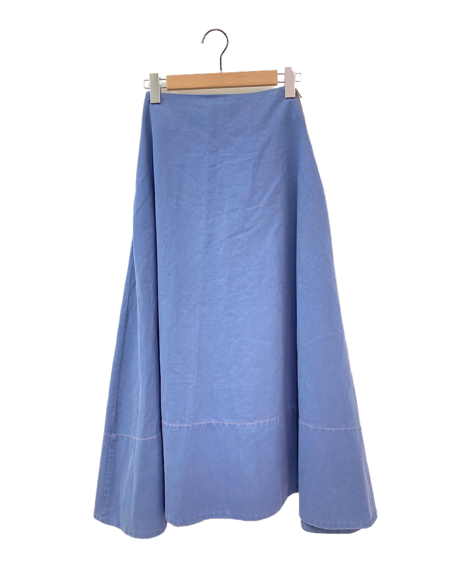 MADISON BLUE (マディソンブルー) BACK SATIN MAXI FLARE SKIRT ブルー サイズ:00