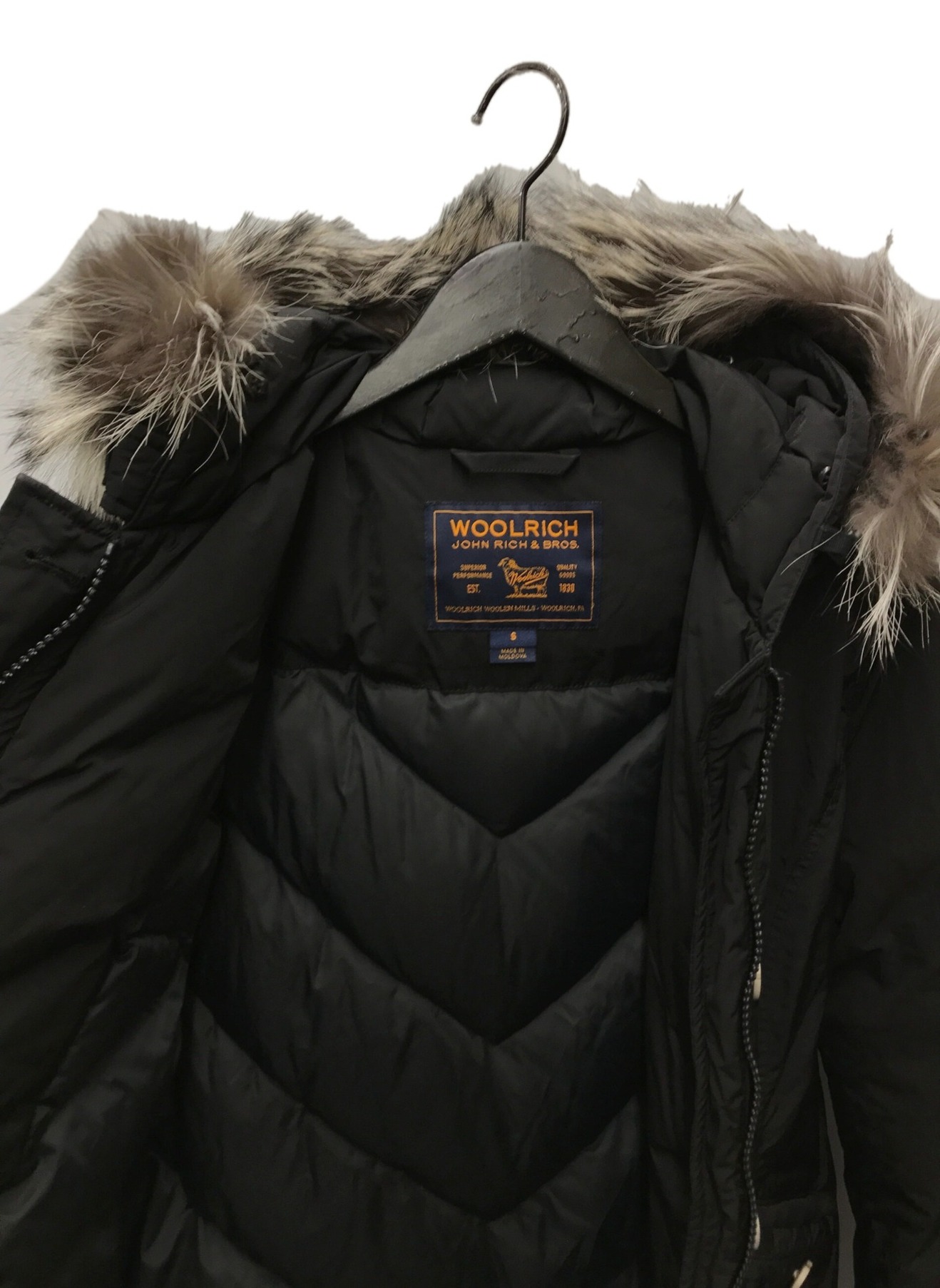 WOOLRICH (ウールリッチ) LUXURY ARCTIC PARKA/ダウンコート ブラック サイズ:S